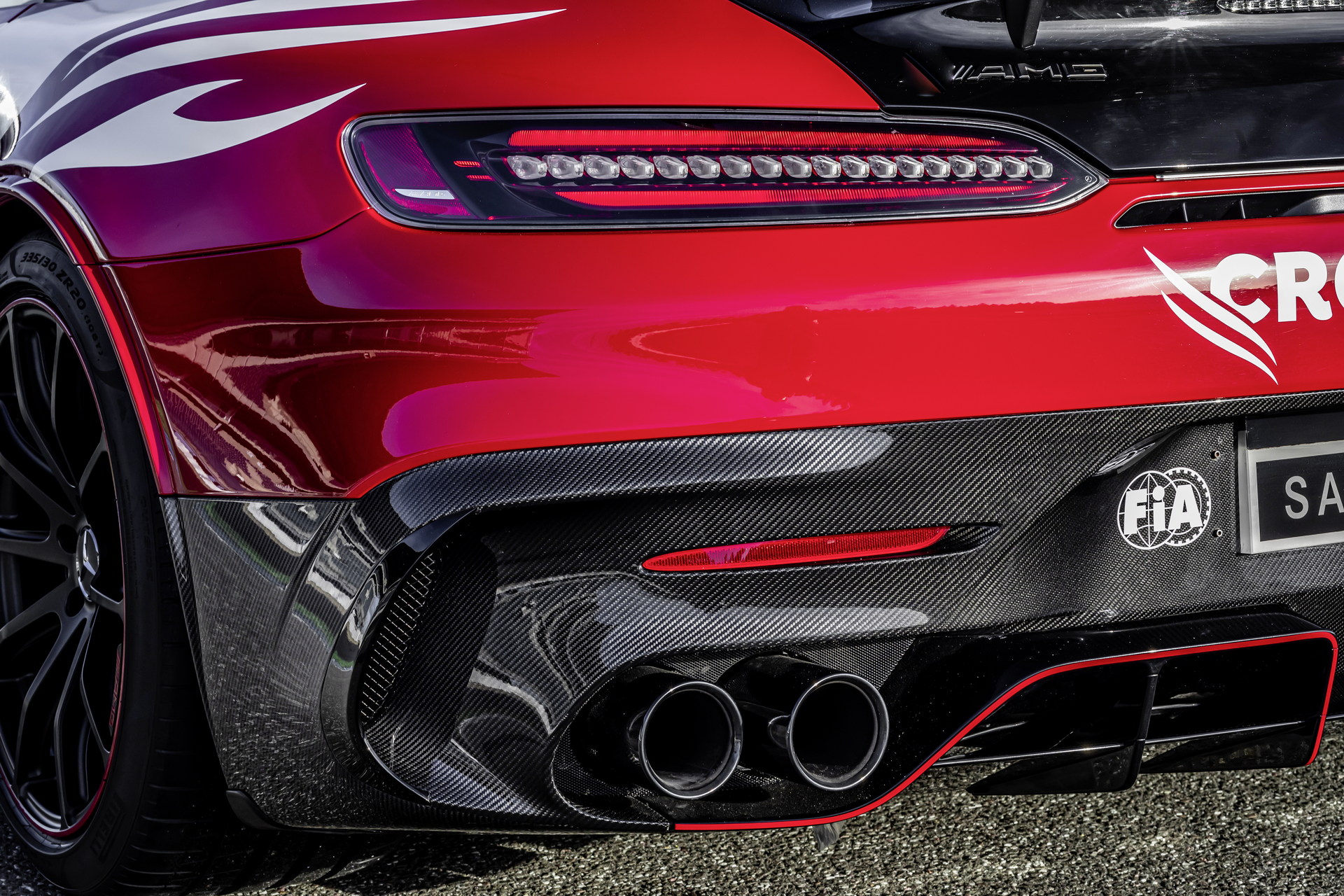 Download 2022 Mercedes-AMG GT Black Series F1 Safety Car - Tail Light HD Wallpaper 1920x1280 #38