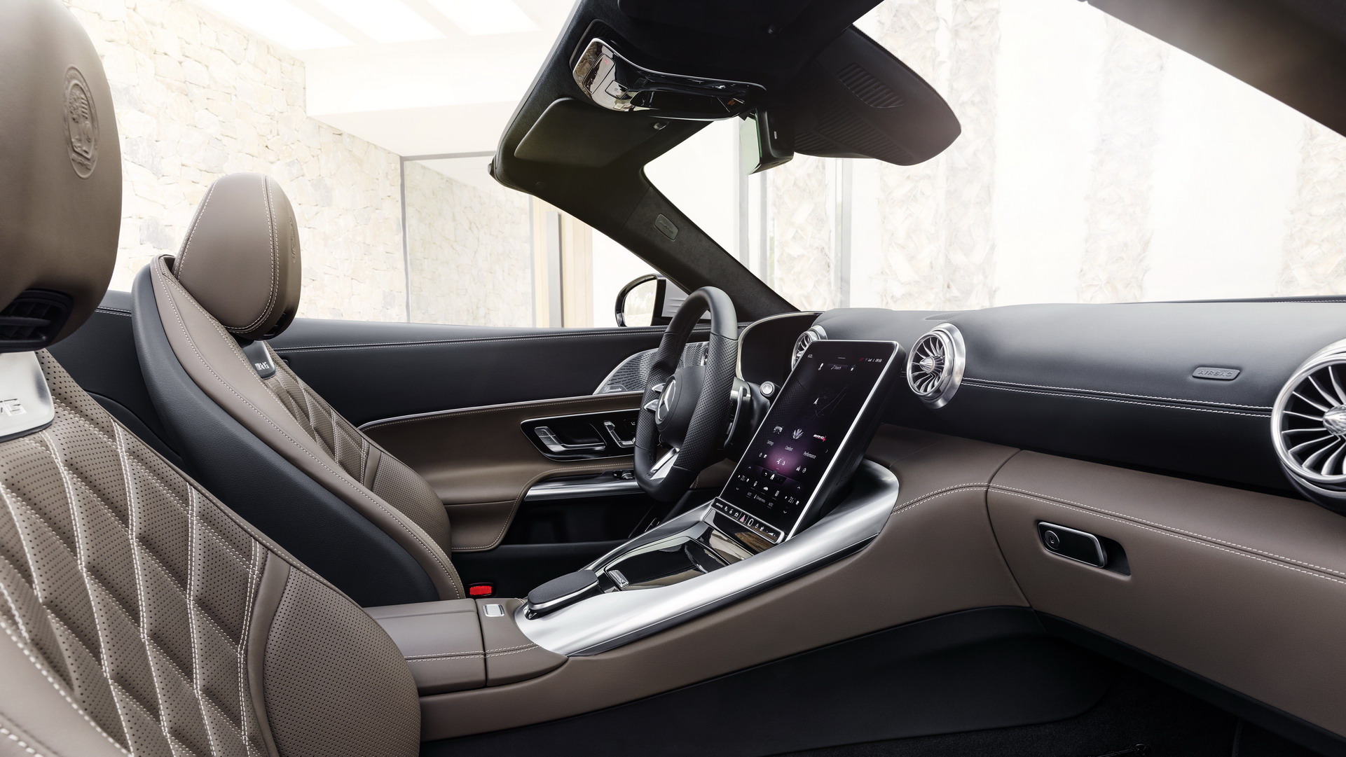 Download 2022 Mercedes-AMG SL 55 4MATIC+ - Interior HD Wallpaper 1921x1081 #55