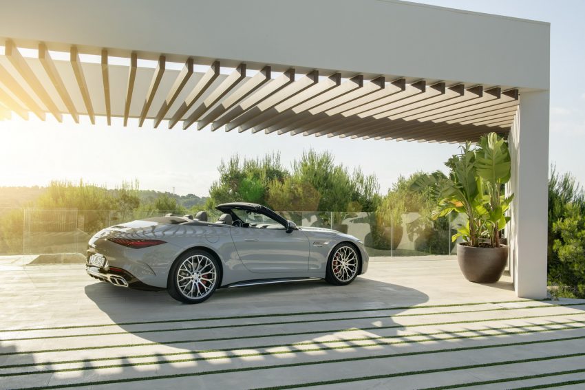 2022 Mercedes-AMG SL 55 4MATIC+ - Rear Three-Quarter Wallpaper 850x567 #32