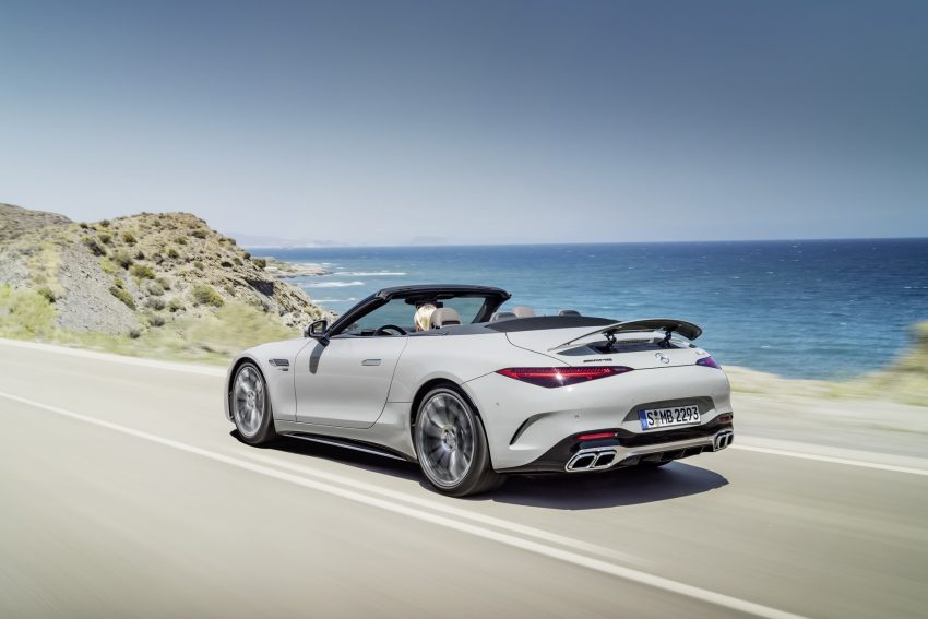 2022 Mercedes-AMG SL 55 4MATIC+ - Rear Three-Quarter Wallpaper 850x567 #24
