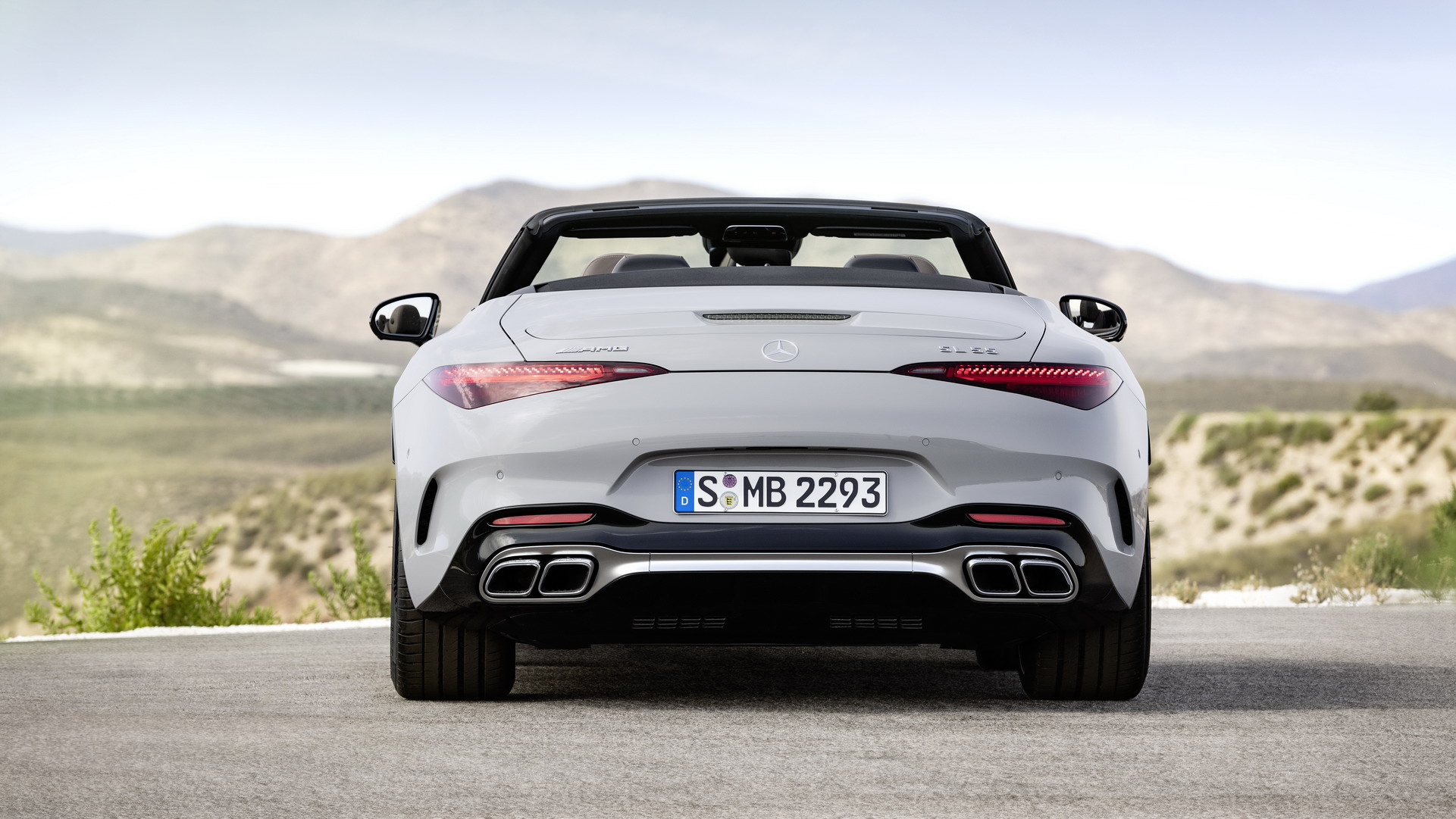 Download 2022 Mercedes-AMG SL 55 4MATIC+ - Rear HD Wallpaper 1921x1081 #42