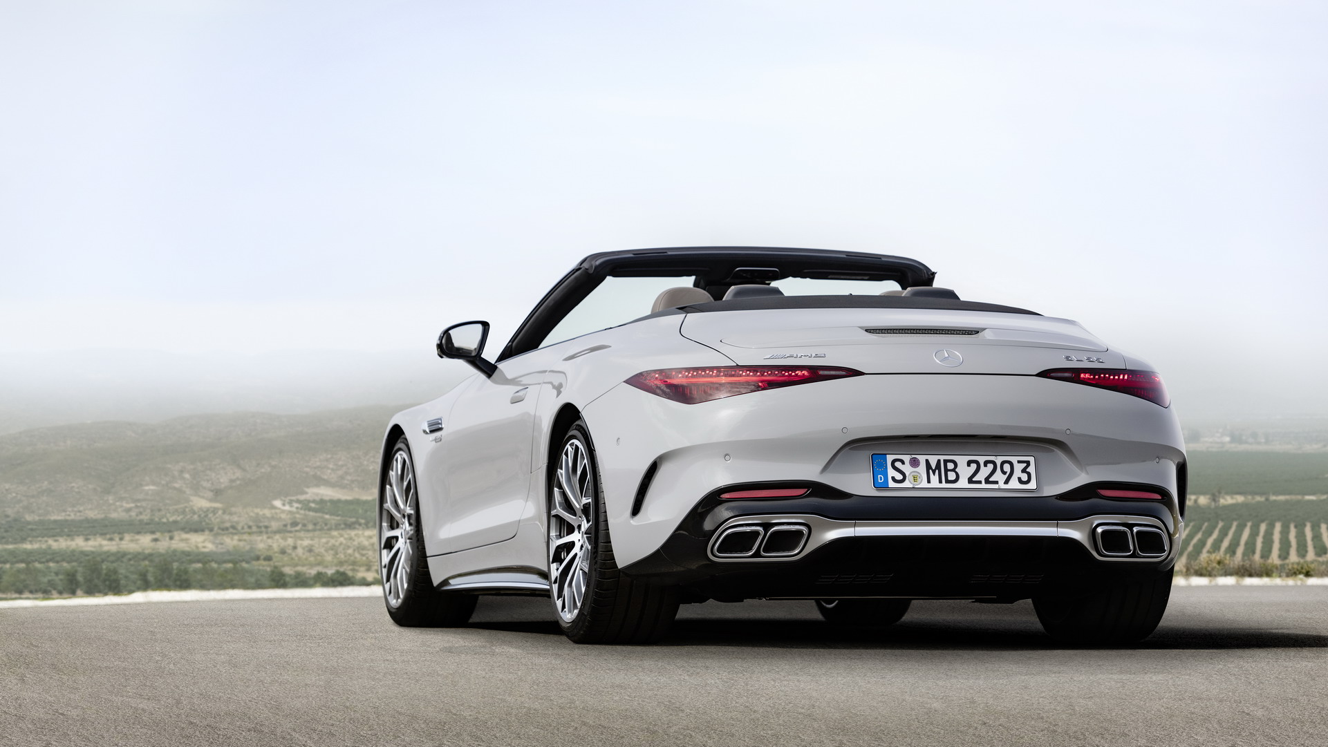 Download 2022 Mercedes-AMG SL 55 4MATIC+ - Rear HD Wallpaper 1921x1081 #43