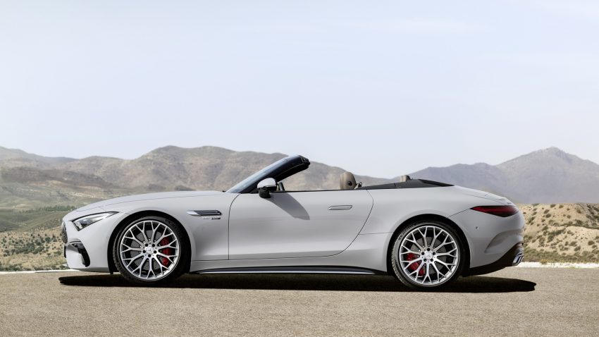 2022 Mercedes-AMG SL 55 4MATIC+ - Side Wallpaper 850x478 #45