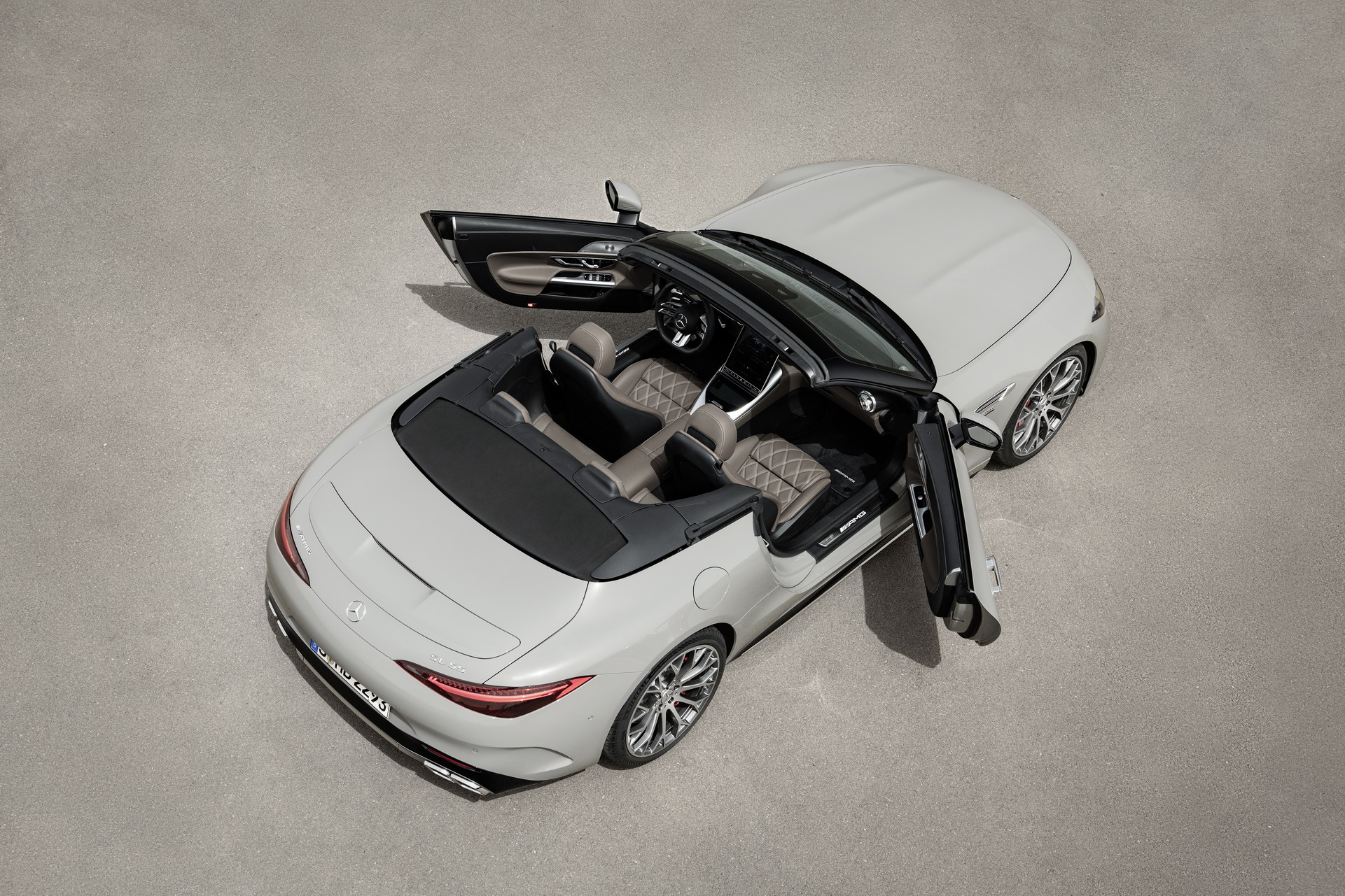 Download 2022 Mercedes-AMG SL 55 4MATIC+ - Top HD Wallpaper 1921x1281 #48