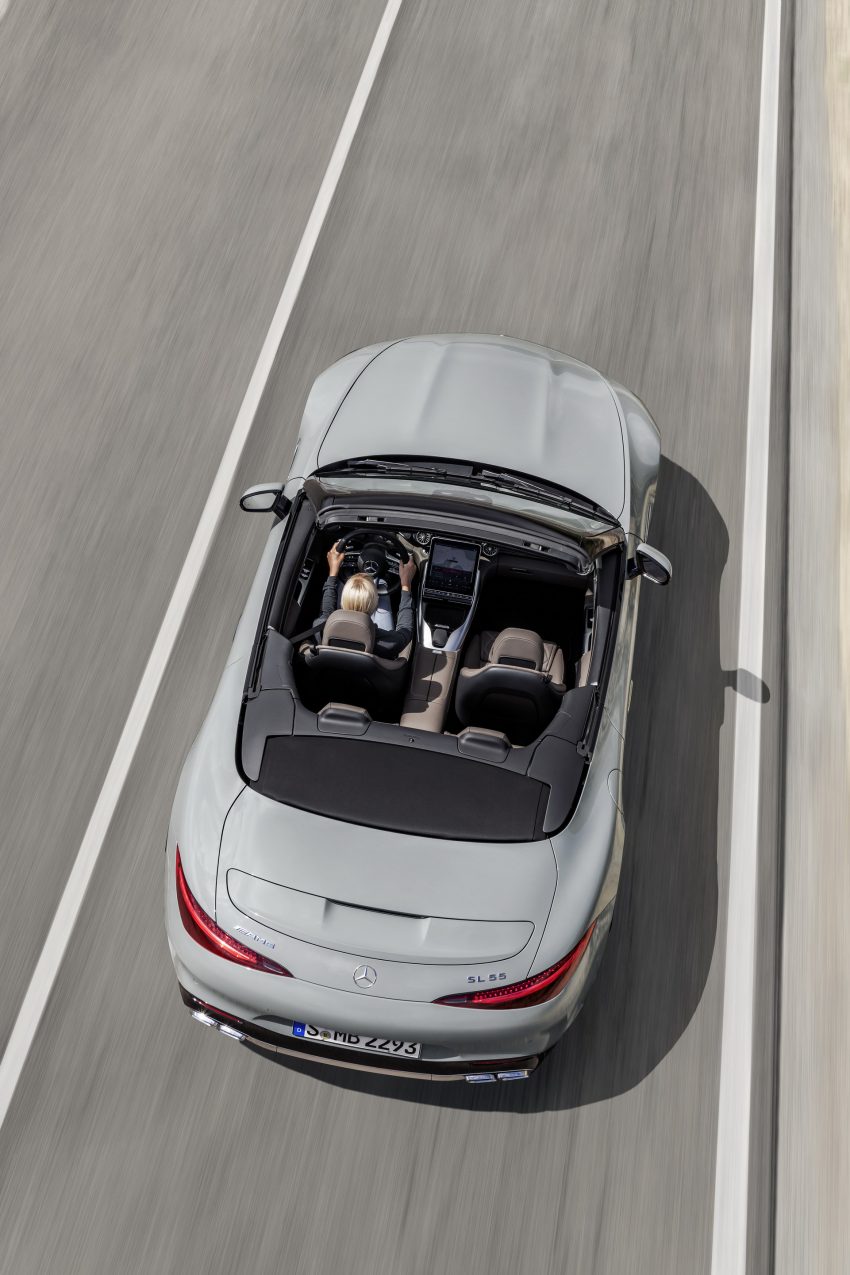 2022 Mercedes-AMG SL 55 4MATIC+ - Top Phone Wallpaper 850x1275 #14