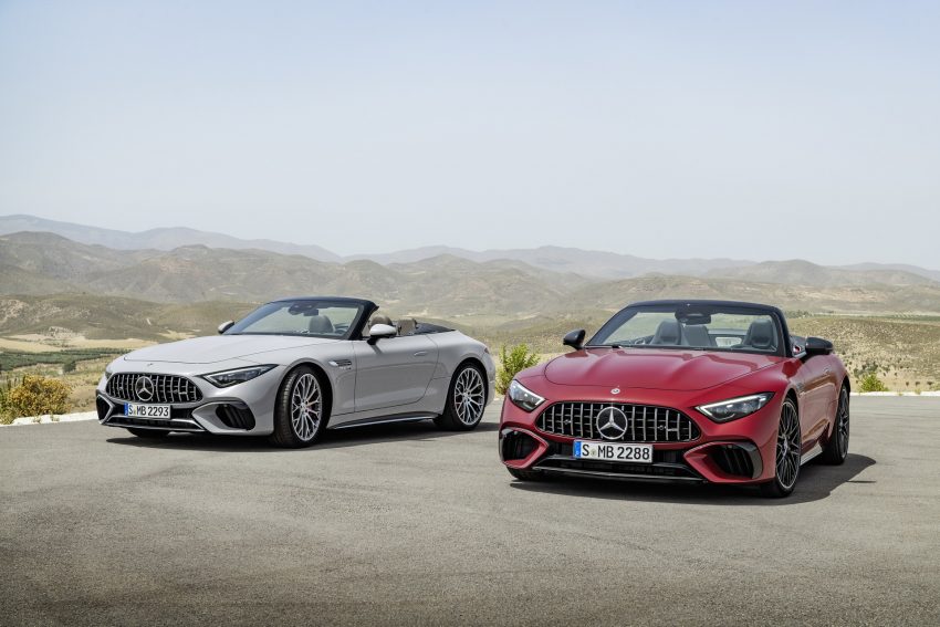2022 Mercedes-AMG SL 55 4MATIC+ and 63 4MATIC+ Wallpaper 850x567 #33