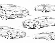 2022 Mercedes-AMG SL 55 4Matic+ - Design Sketch Wallpaper 190x150