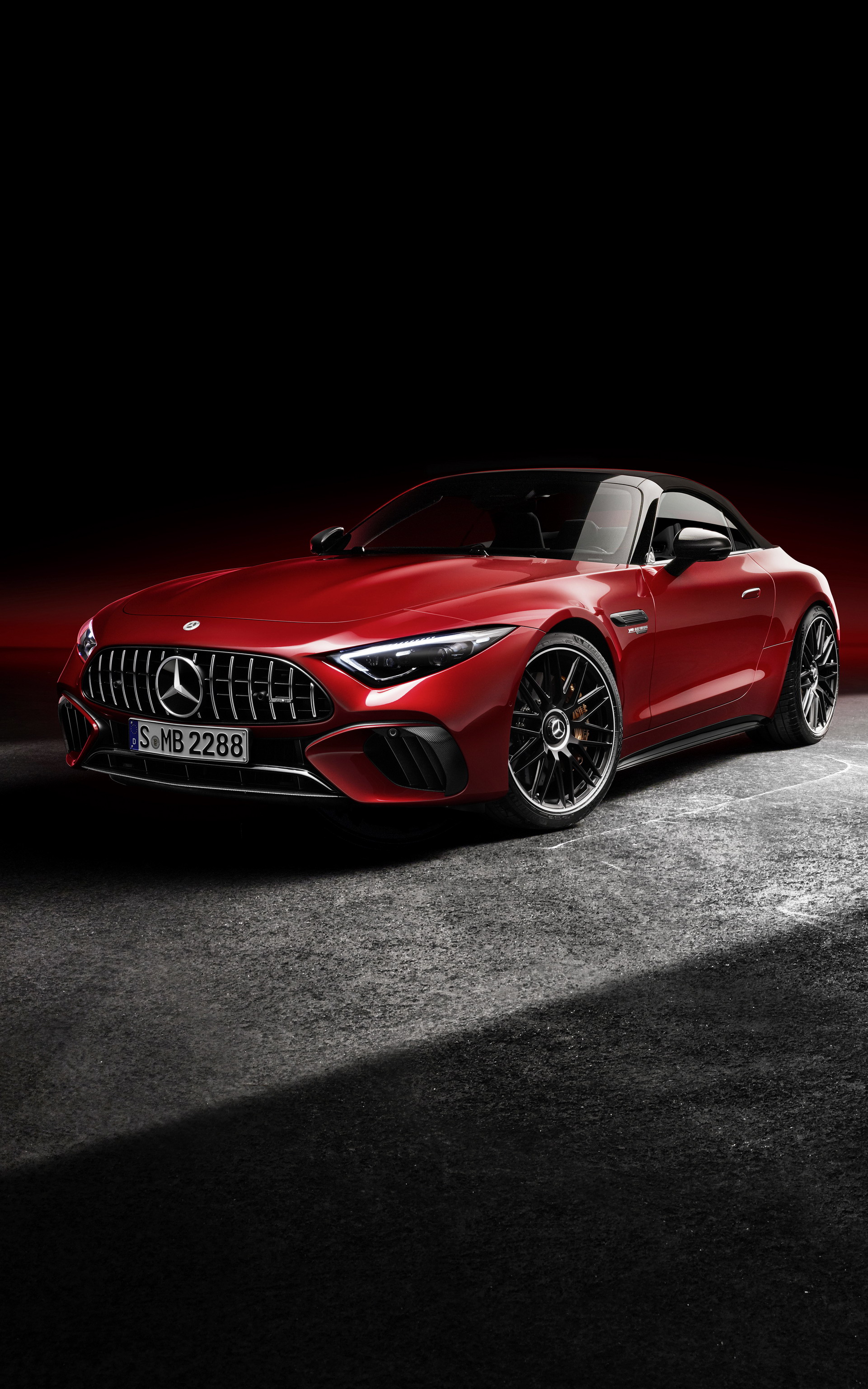 Download 2022 Mercedes-AMG SL 63 4MATIC+ - Front Three-Quarter HD Phone Wallpaper 1921x3073 #63
