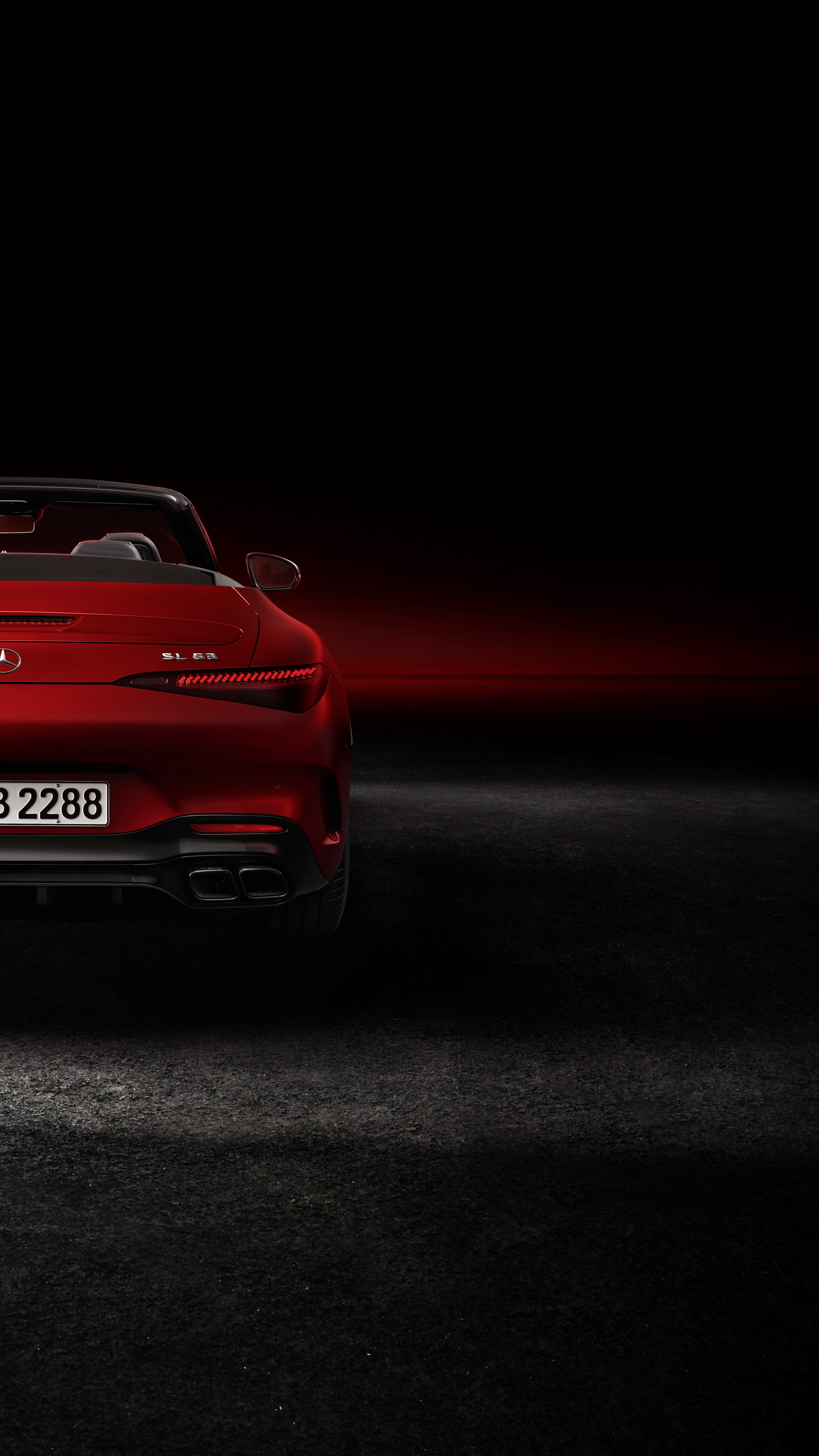 Download 2022 Mercedes-AMG SL 63 4MATIC+ - Rear HD Phone Wallpaper 1921x3416 #71