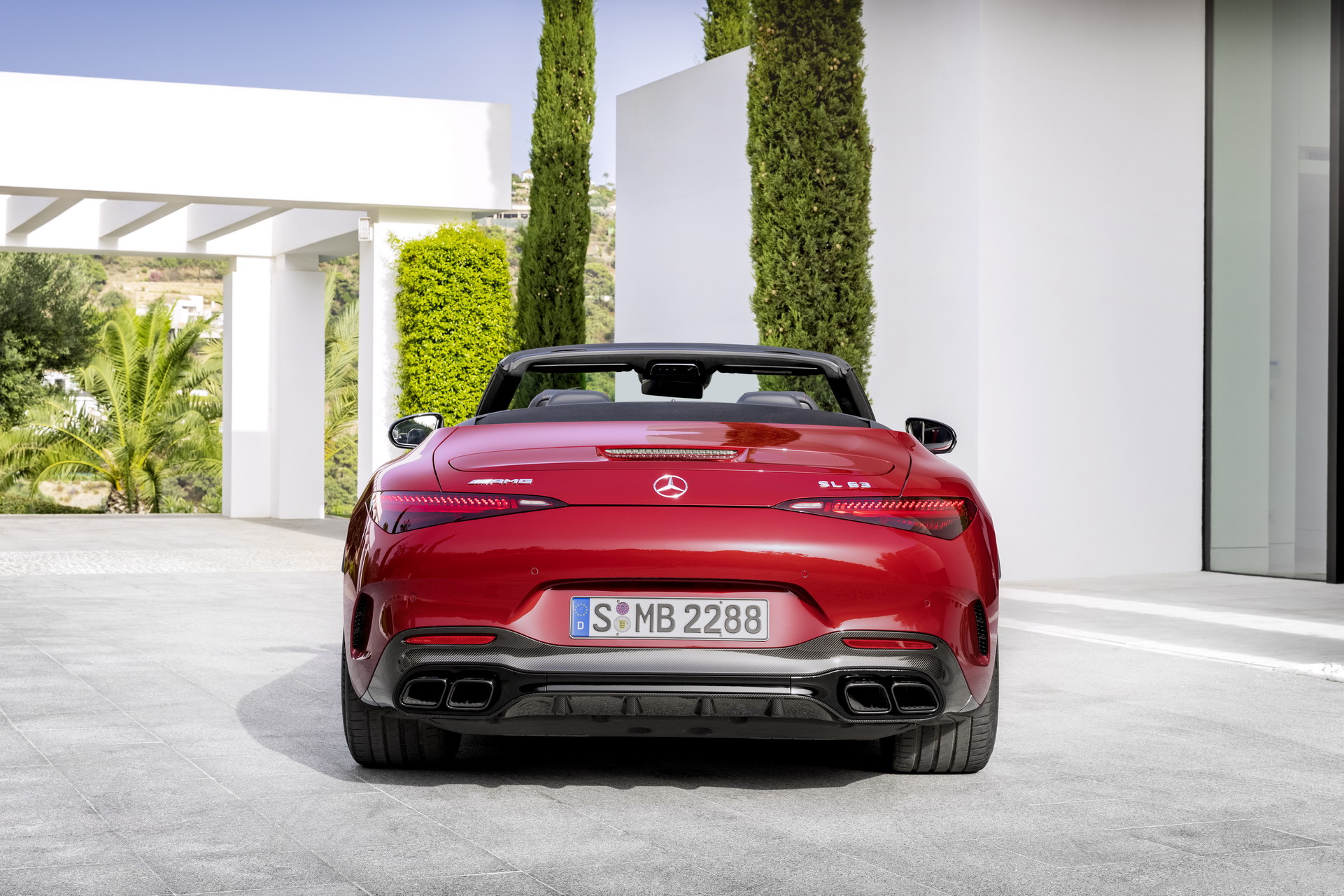 Download 2022 Mercedes-AMG SL 63 4MATIC+ - Rear HD Wallpaper 1921x1281 #22
