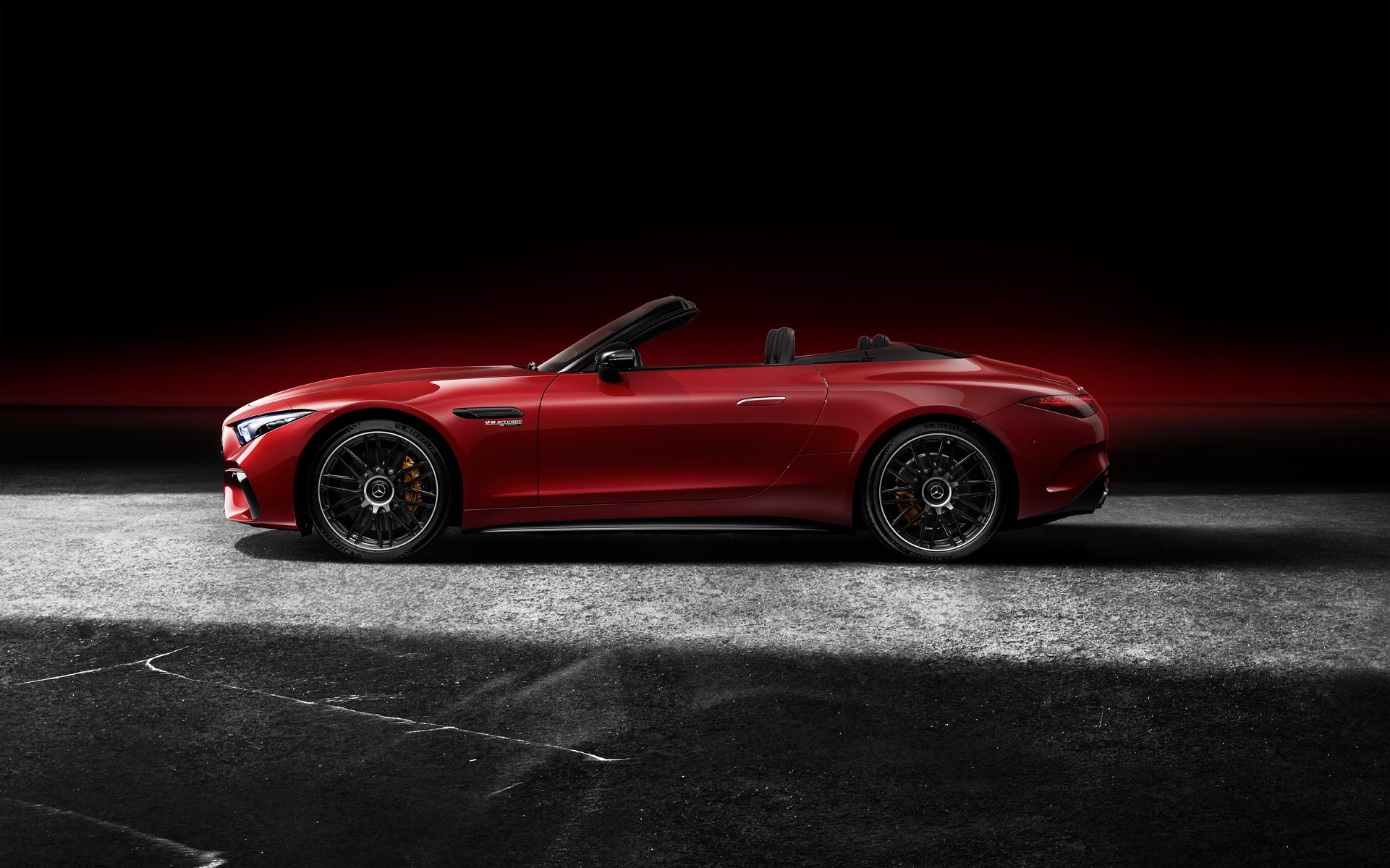 Download 2022 Mercedes-AMG SL 63 4MATIC+ - Side HD Wallpaper 1921x1200 #57