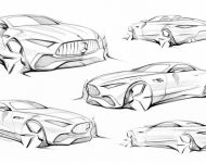 2022 Mercedes-AMG SL 63 4MATIC+ - Design Sketch Wallpaper 190x150