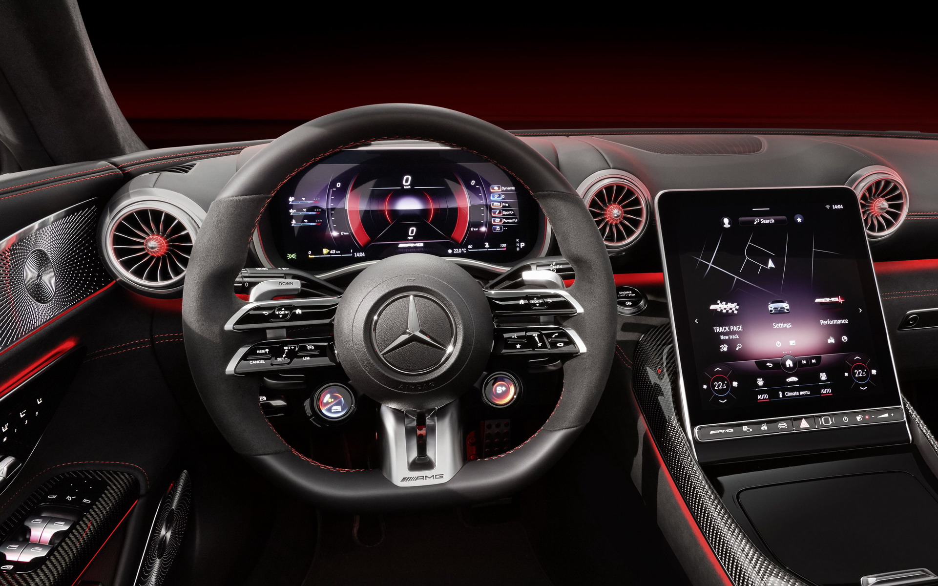 Download 2022 Mercedes-AMG SL 63 4MATIC+ - Interior, Cockpit HD Wallpaper 1921x1200 #90