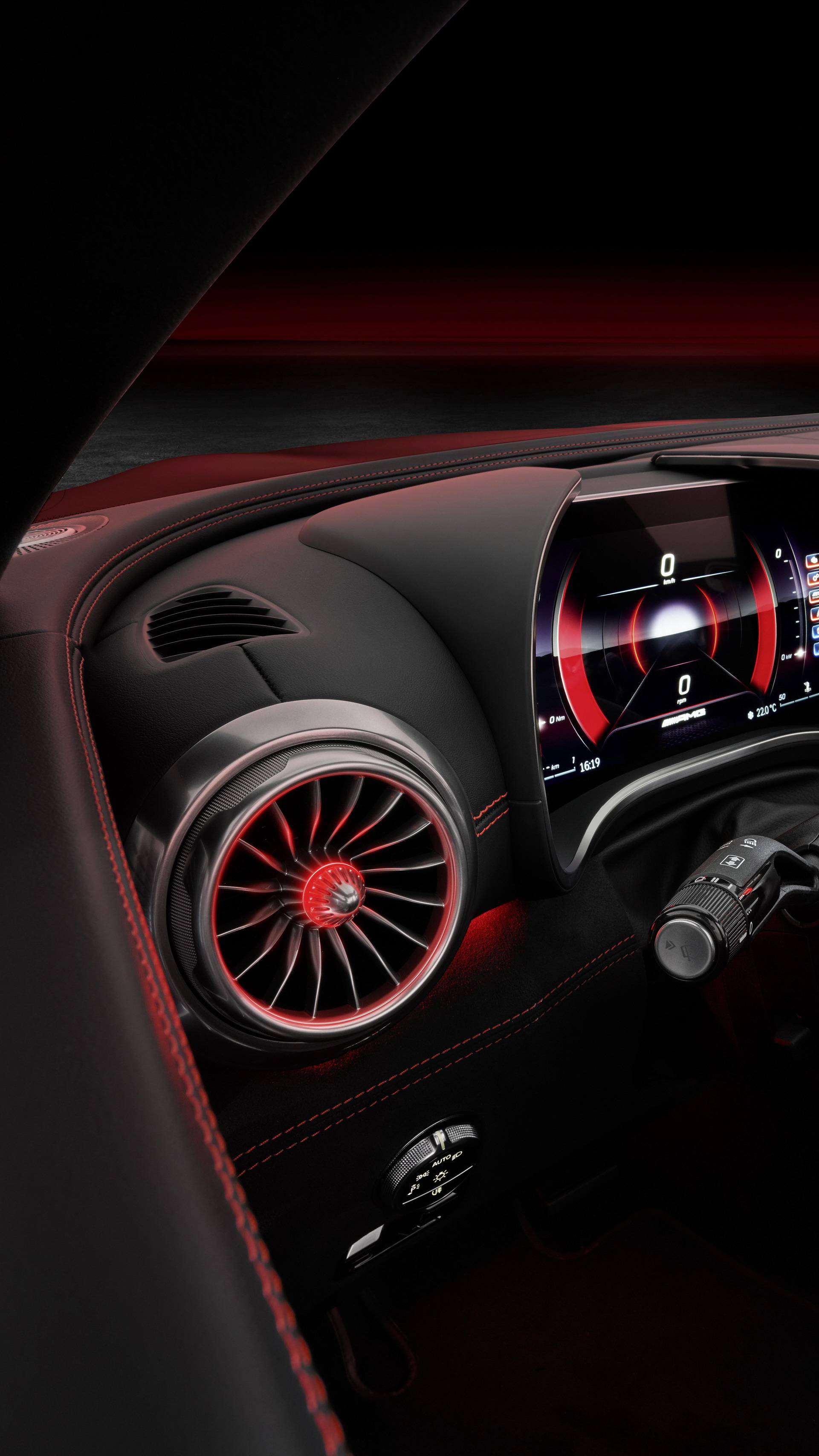 Download 2022 Mercedes-AMG SL 63 4MATIC+ - Interior, Detail HD Phone Wallpaper 1921x3416 #93