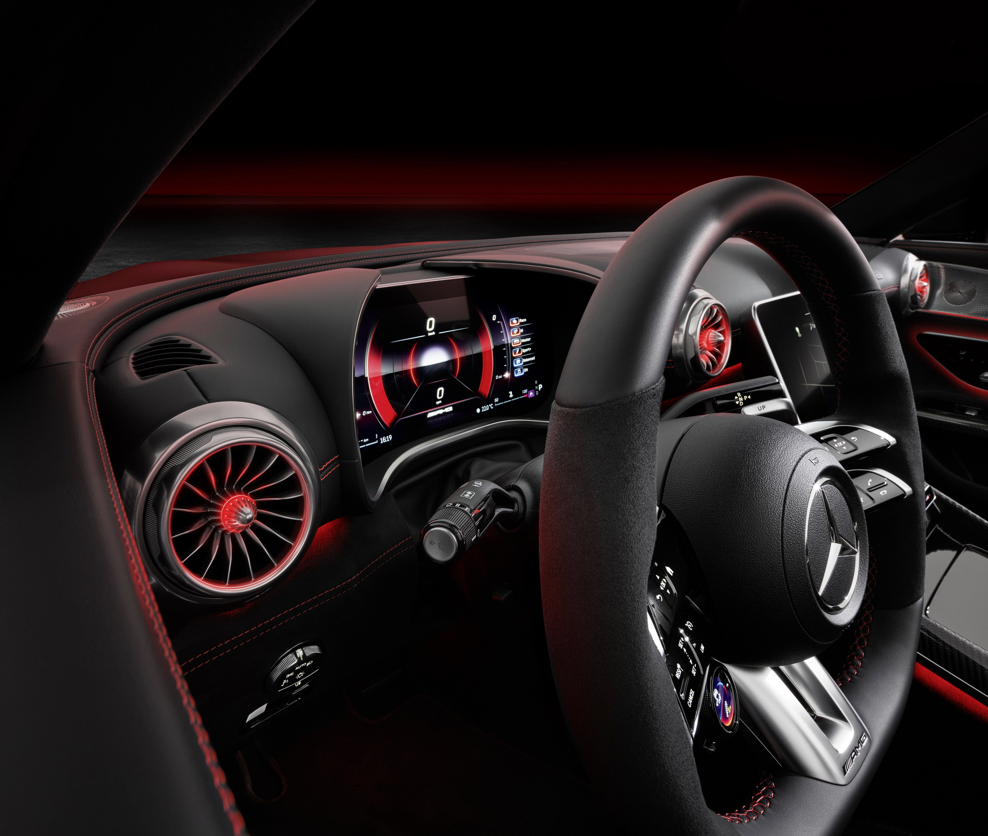 Download 2022 Mercedes-AMG SL 63 4MATIC+ - Interior, Steering Wheel HD Wallpaper 1921x1626 #94