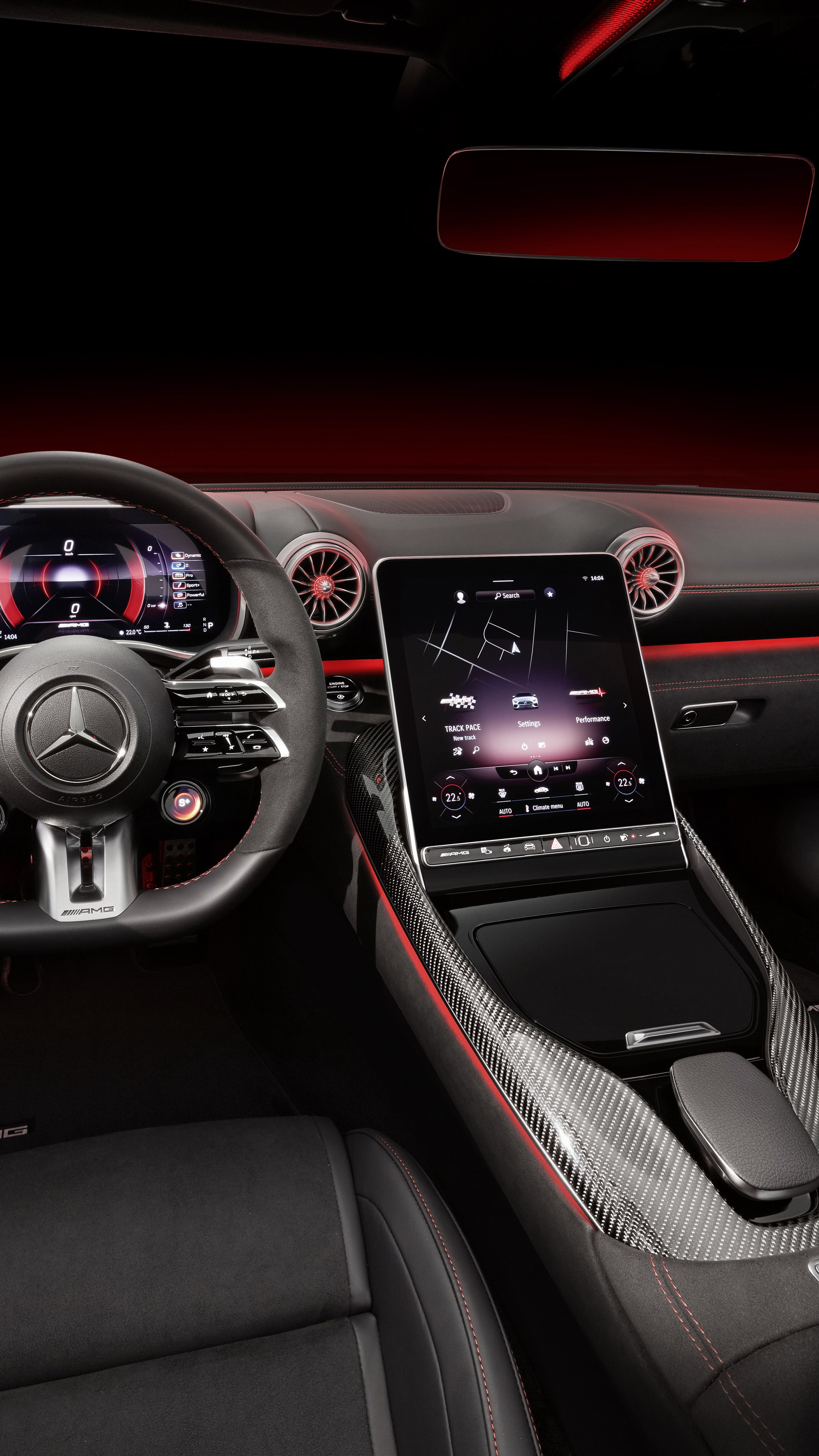 Download 2022 Mercedes-AMG SL 63 4MATIC+ - Interior HD Phone Wallpaper 1921x3415 #87