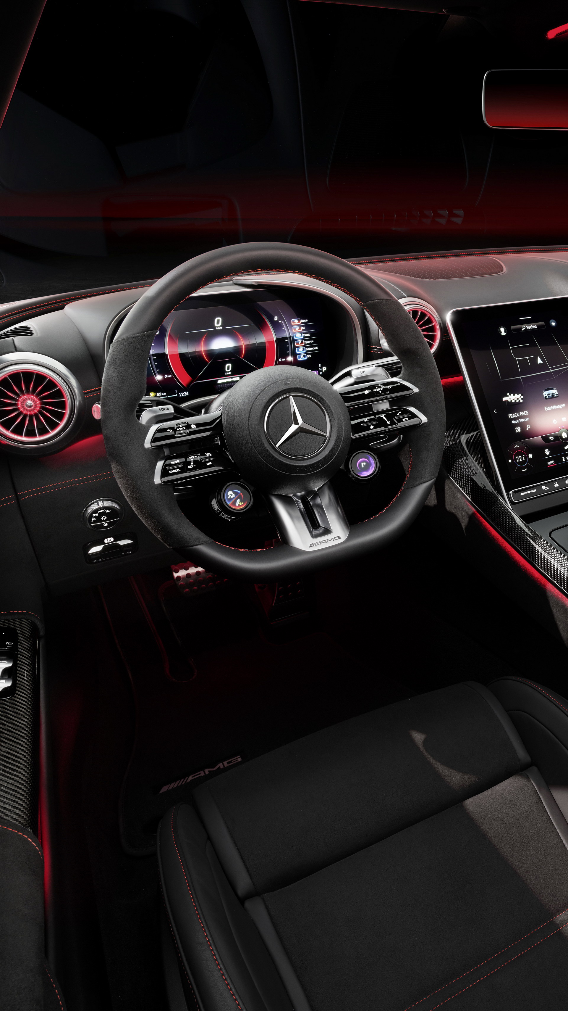 Download 2022 Mercedes-AMG SL 63 4MATIC+ - Interior HD Phone Wallpaper 1921x3416 #88