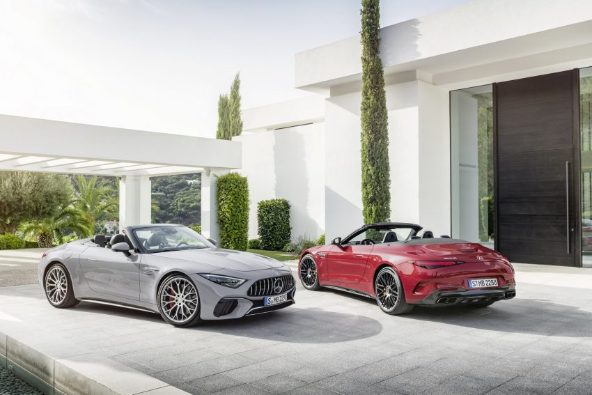 2022 Mercedes-AMG SL 63 4MATIC+ and 55 4MATIC+ Wallpaper 850x567 #46