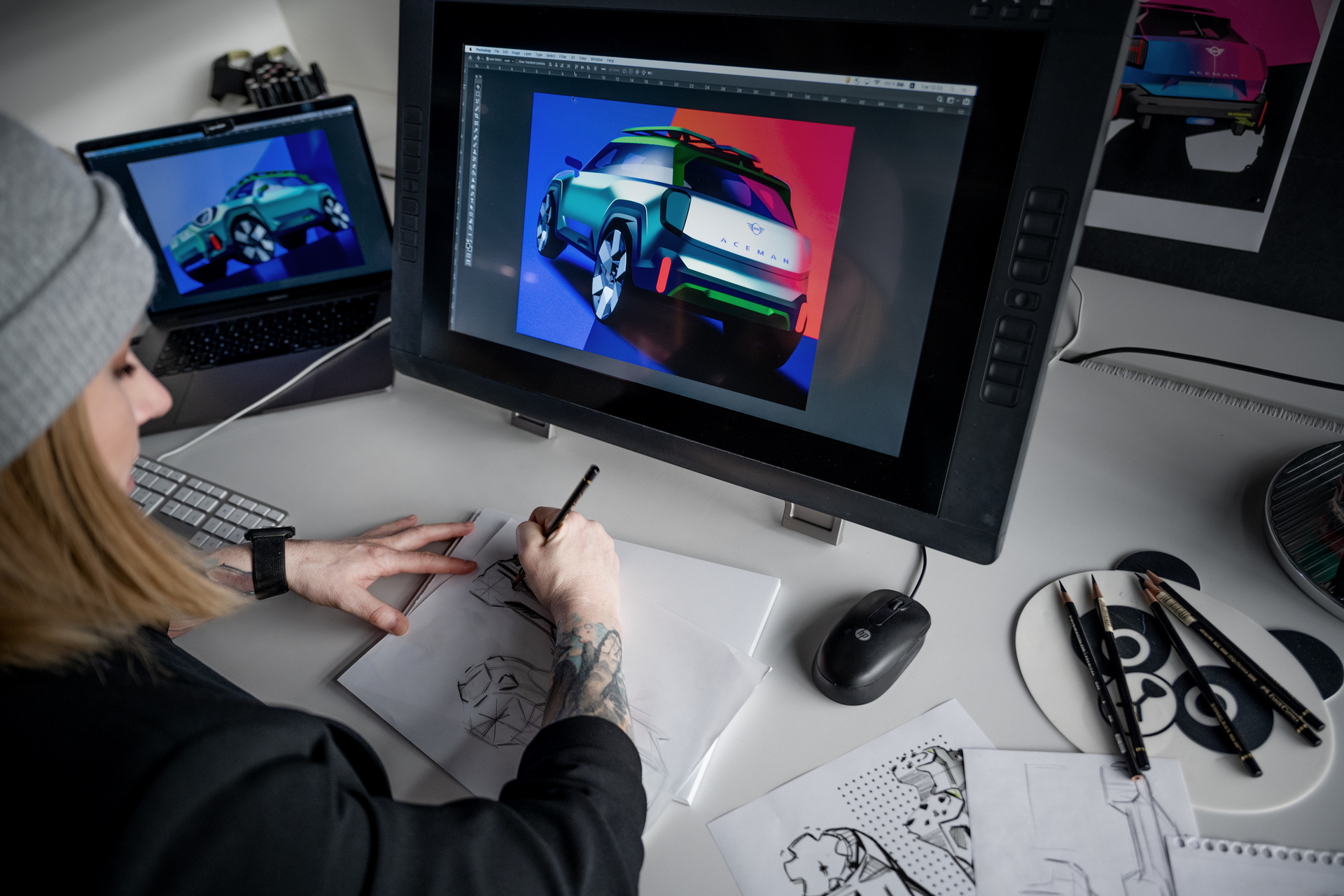 Download 2022 Mini Aceman Concept - Design Sketch HD Wallpaper 1920x1280 #78
