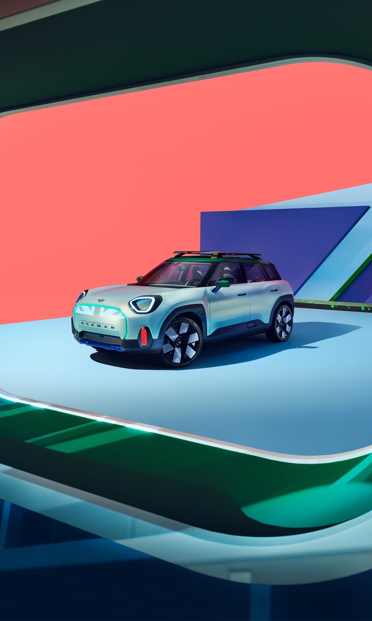 Download 2022 Mini Aceman Concept - Front Three-Quarter HD Phone Wallpaper 1440x2400 #21