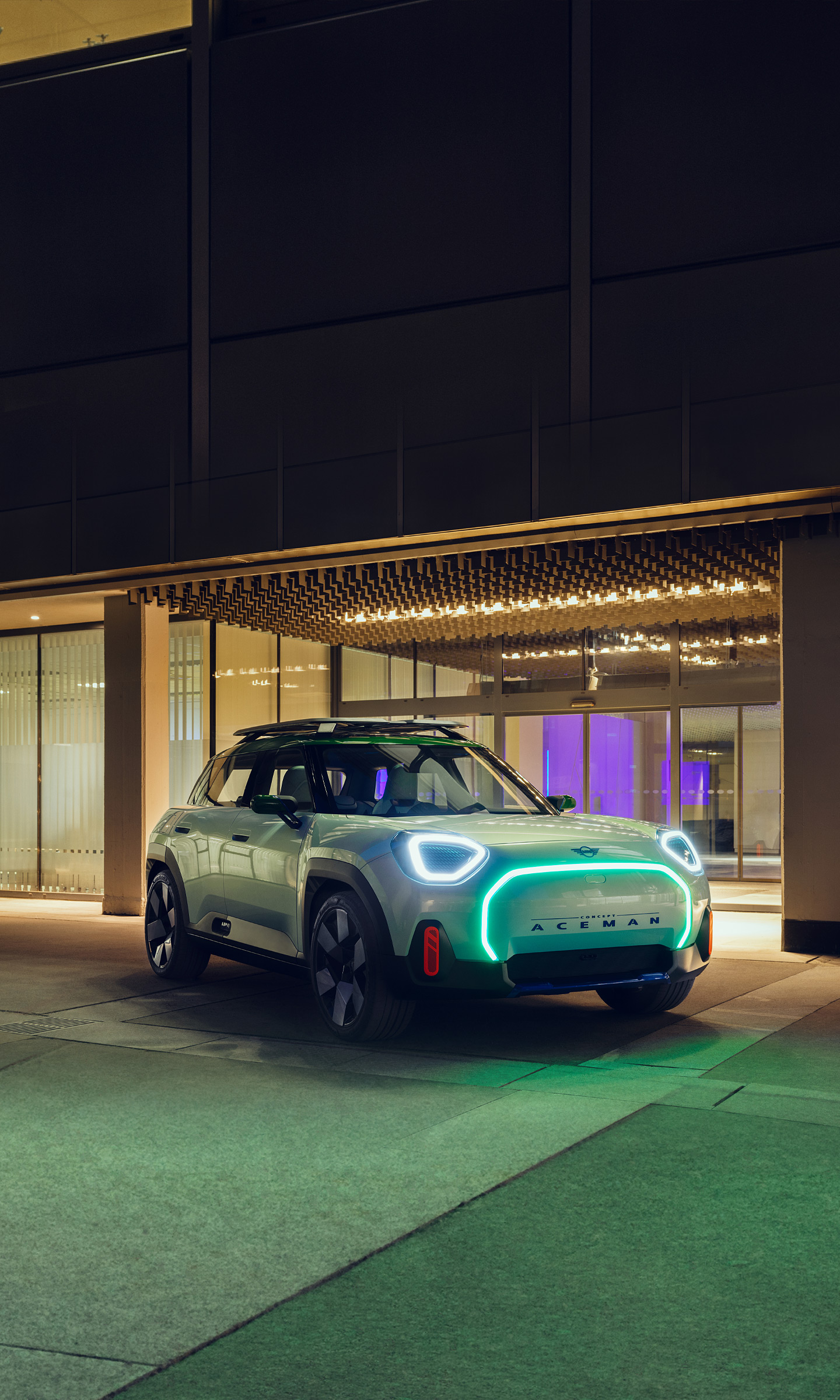 Download 2022 Mini Aceman Concept - Front Three-Quarter HD Phone Wallpaper 1440x2400 #11