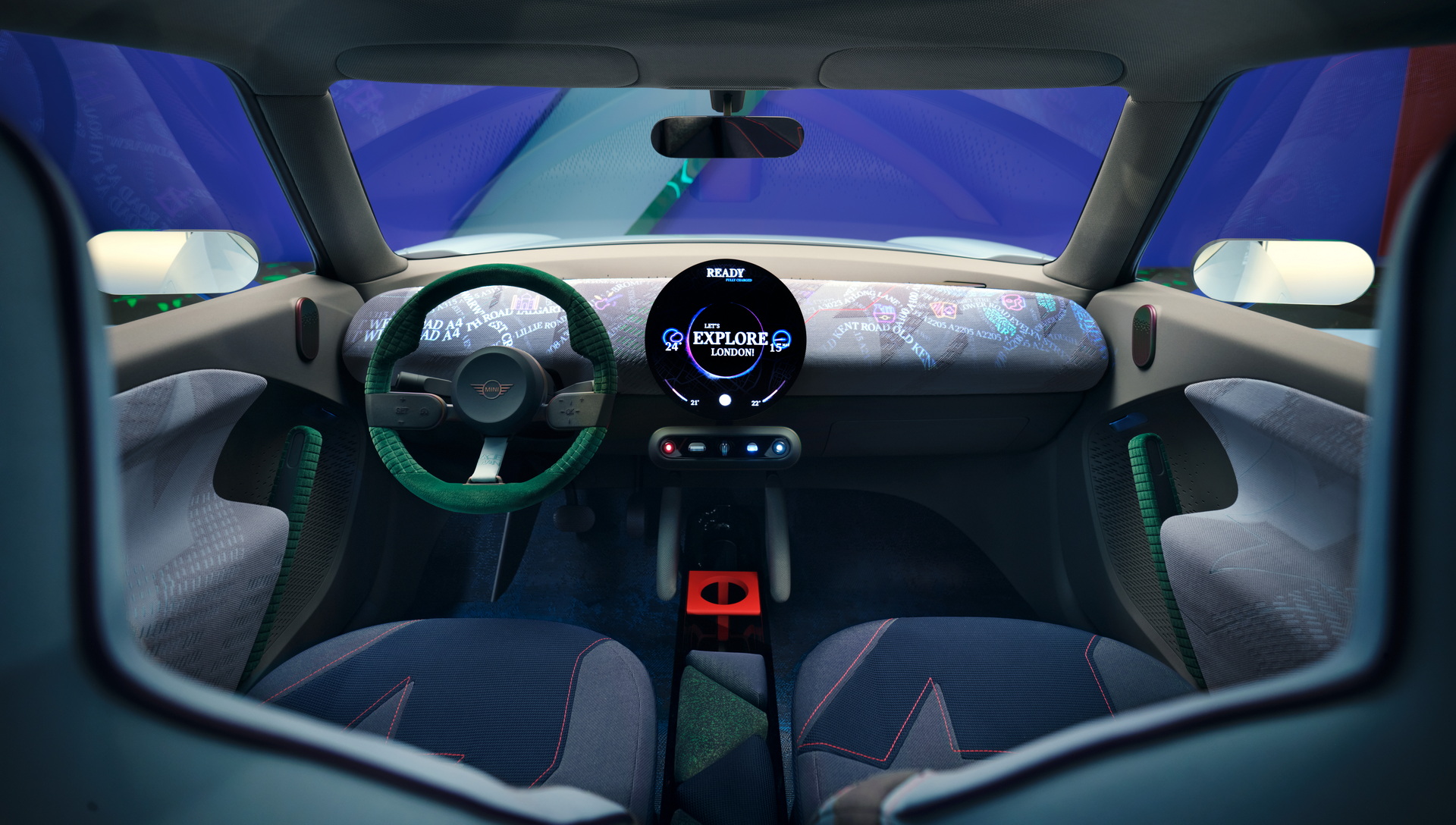 Download 2022 Mini Aceman Concept - Interior, Cockpit HD Wallpaper 1920x1088 #56