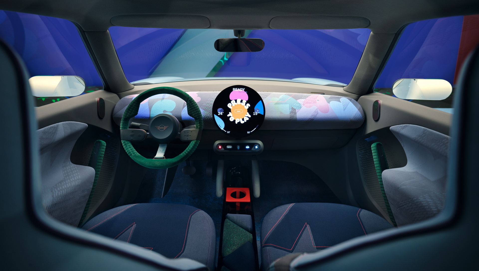 Download 2022 Mini Aceman Concept - Interior, Cockpit HD Wallpaper 1920x1088 #55