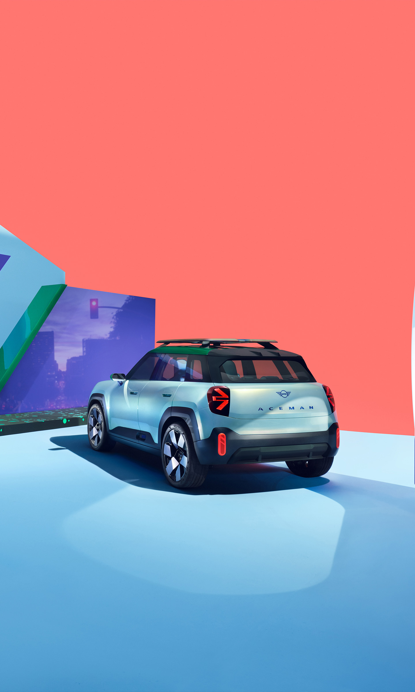 Download 2022 Mini Aceman Concept - Rear Three-Quarter HD Phone Wallpaper 1440x2400 #24
