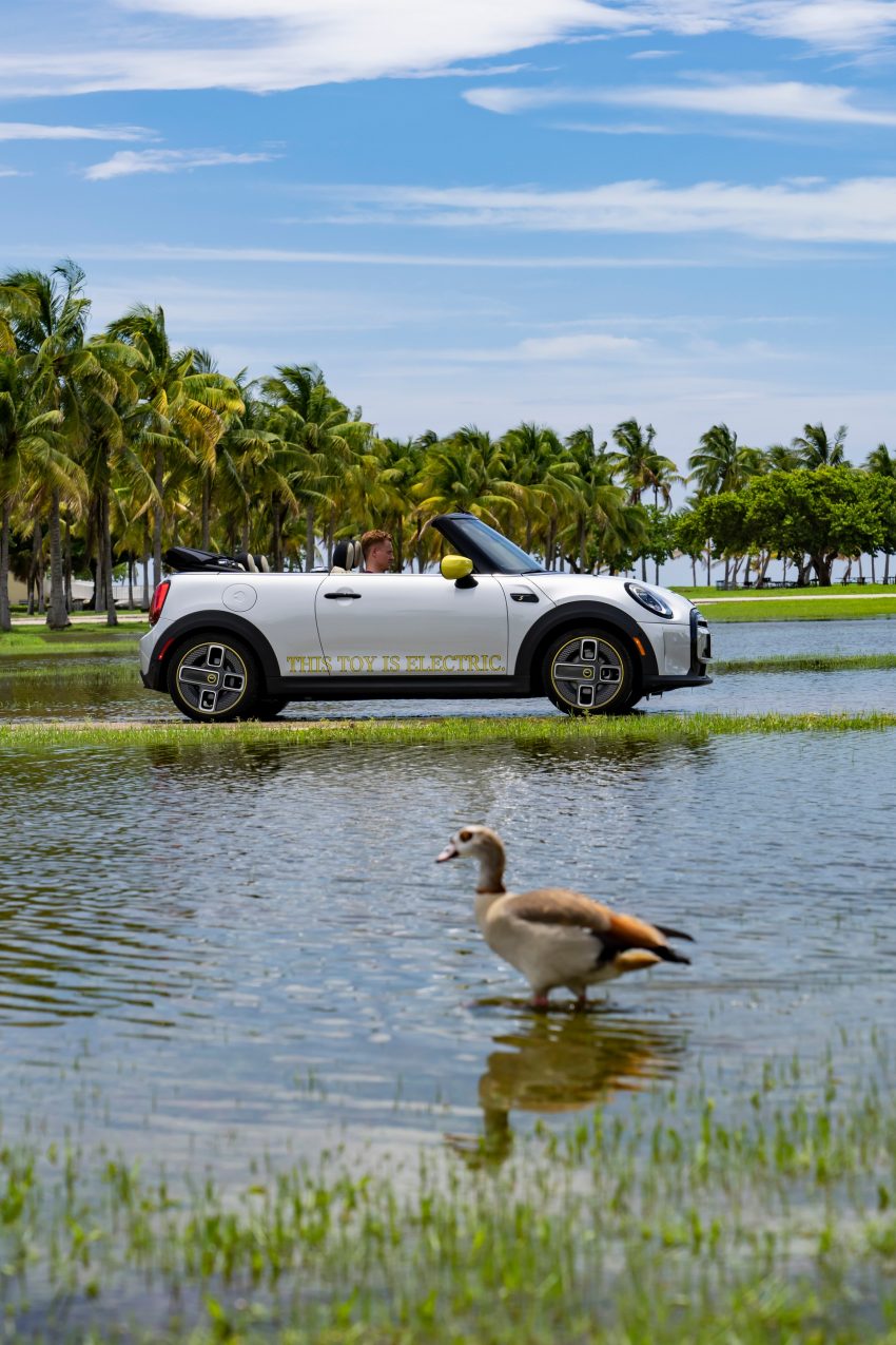 2022 Mini Cooper SE Convertible Concept - Side Phone Wallpaper 850x1275 #234