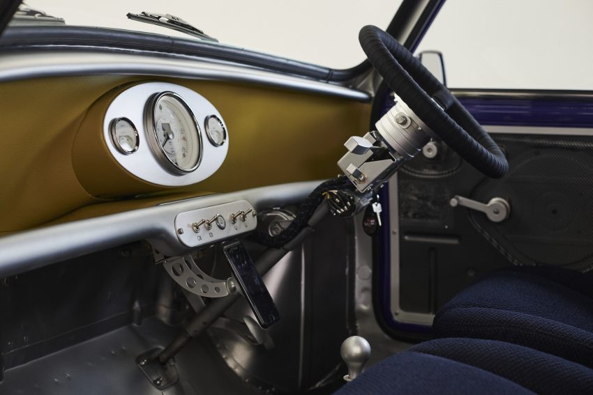 2022 Mini Recharged by Paul Smith - Interior, Steering Wheel Wallpaper 850x567 #18