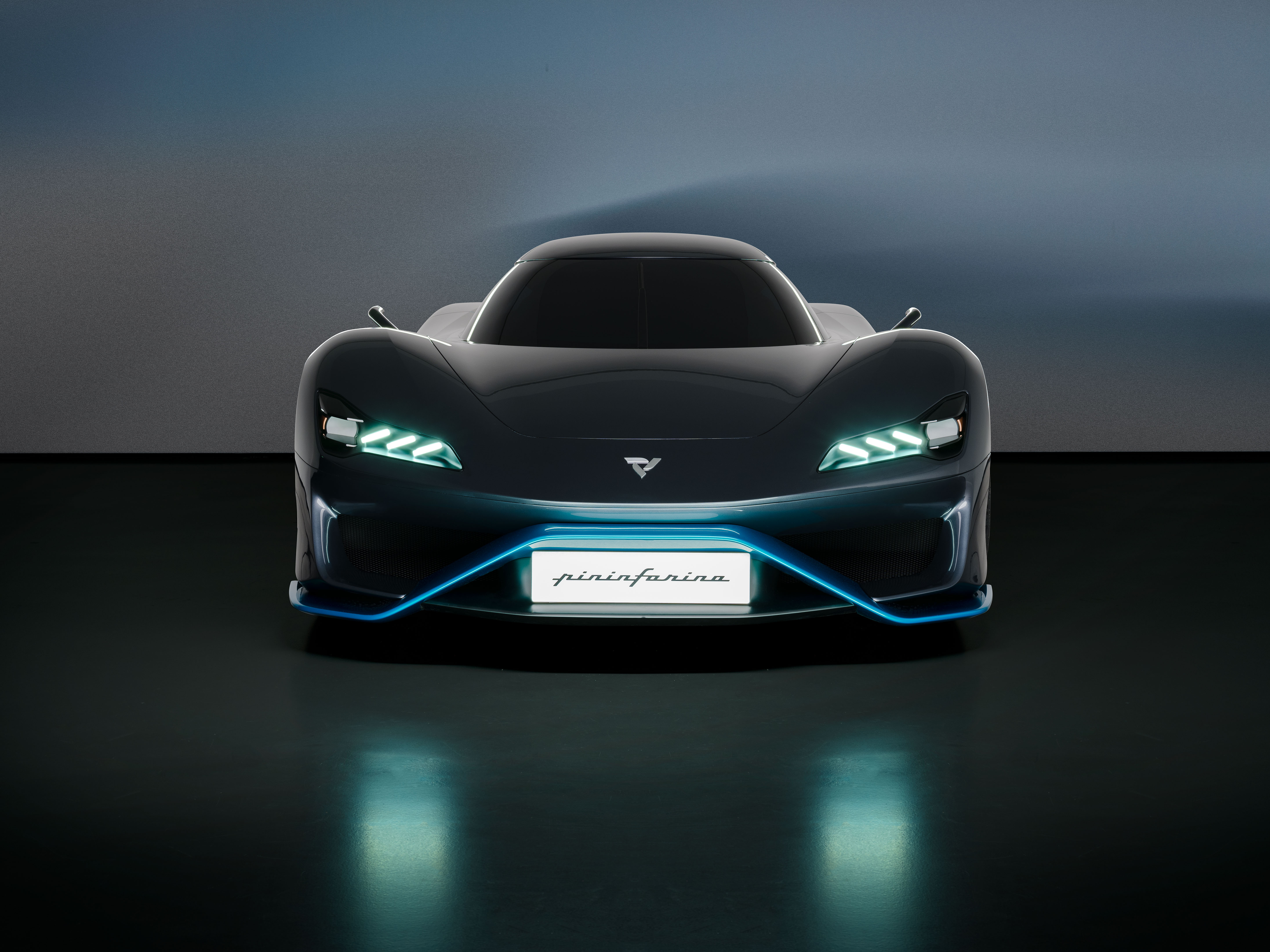 Download 2022 Pininfarina Viritech Apricale Concept - Front HD Wallpaper 5779x4334 #3
