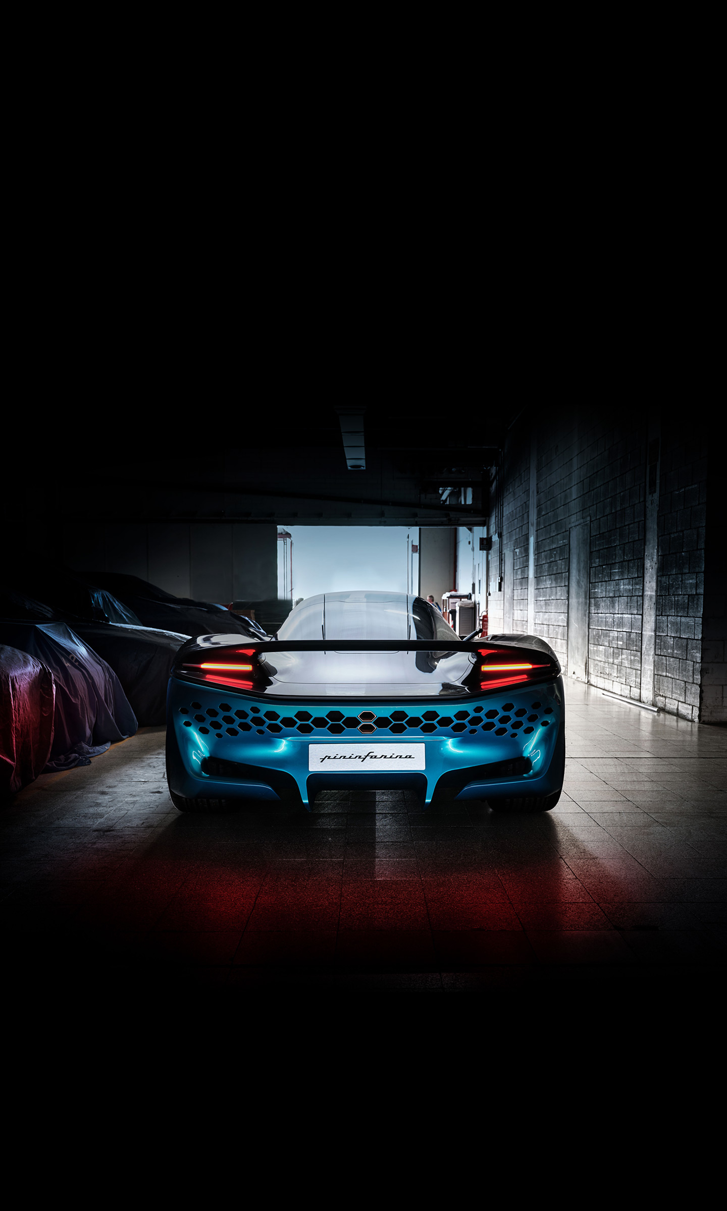 Download 2022 Pininfarina Viritech Apricale Concept - Rear HD Phone Wallpaper 1440x2400 #10