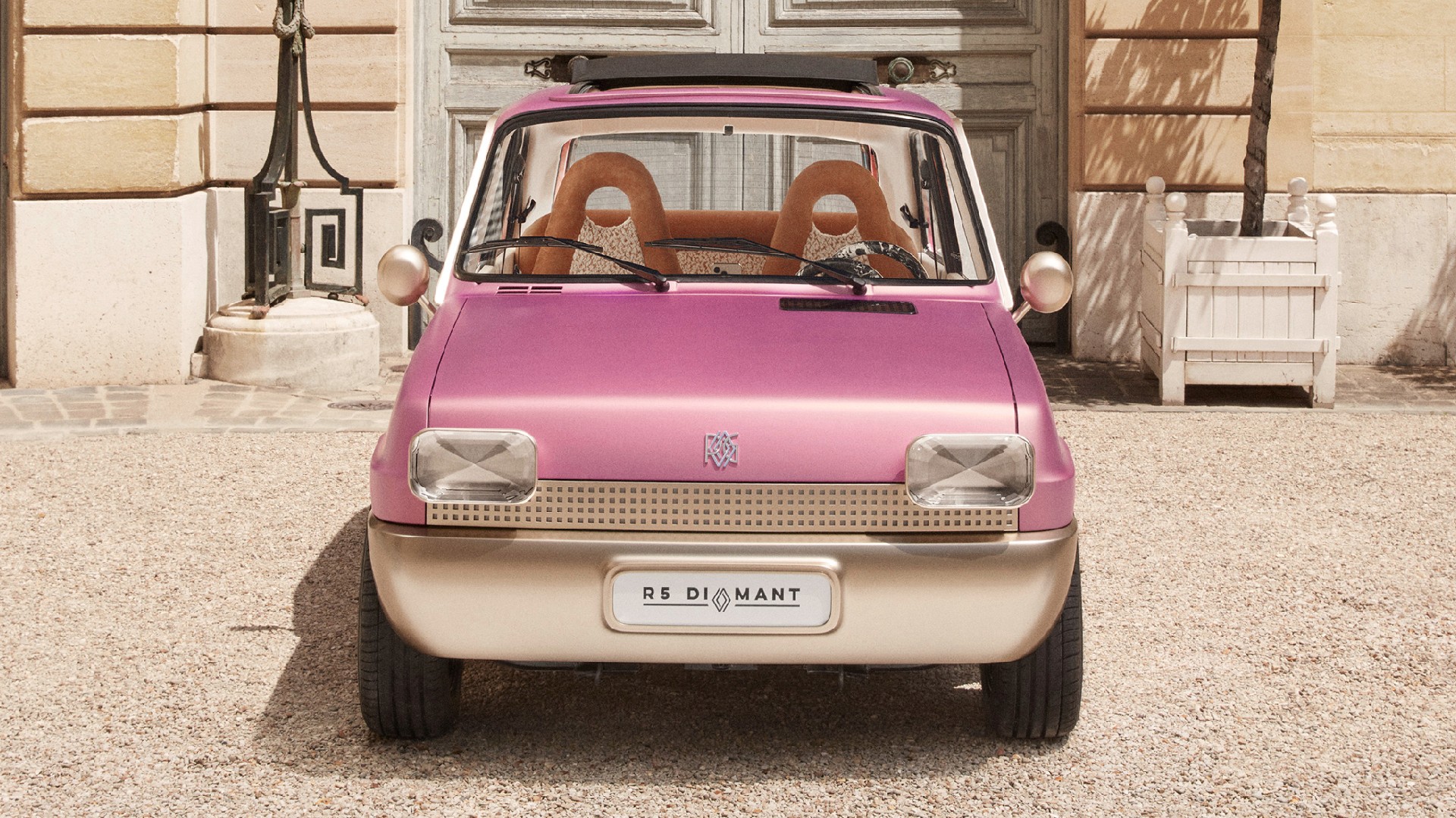 Download 2022 Renault 5 Diamant Concept - Front HD Wallpaper 1920x1080 #4