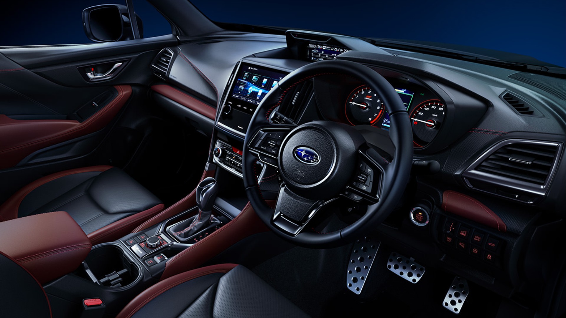 Download 2022 Subaru Forester STI Sport - Interior HD Wallpaper 1920x1080 #10