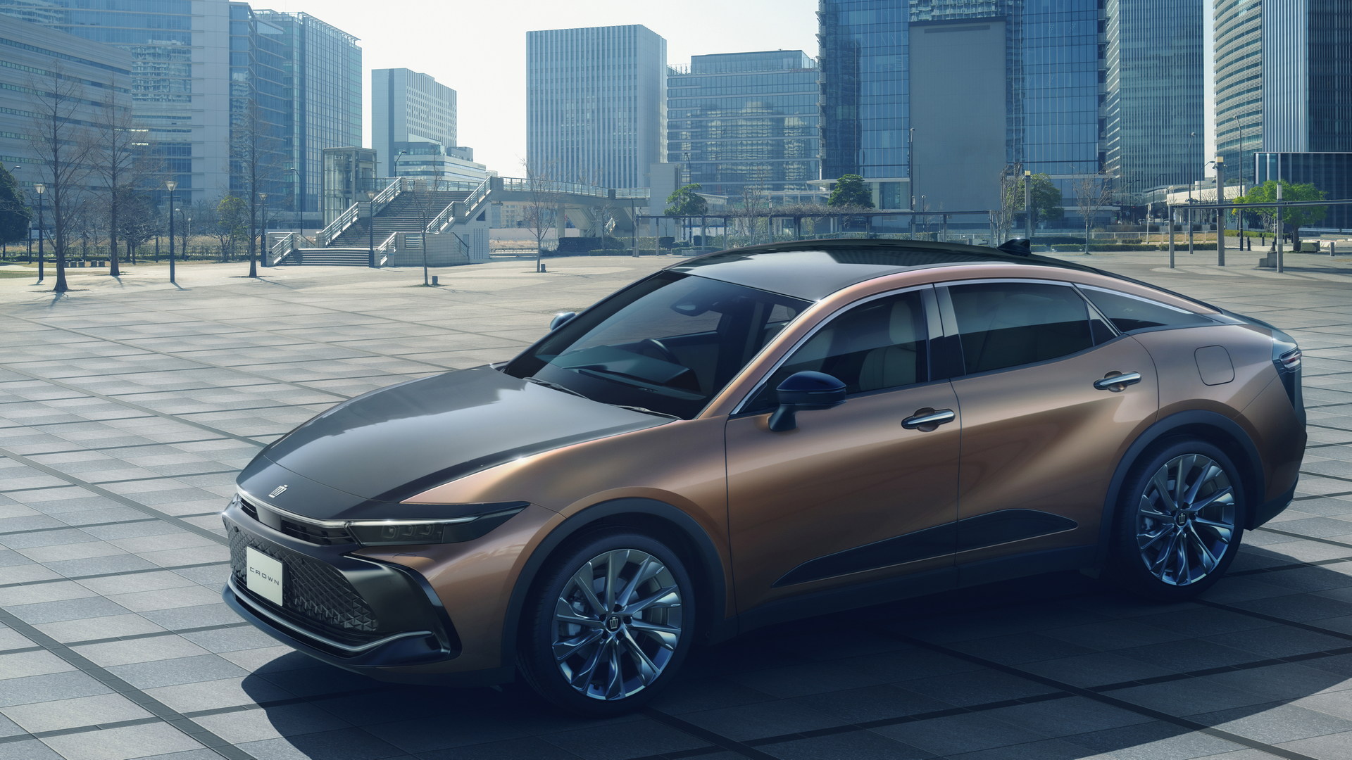 Download 2022 Toyota Crown Crossover Concept - Front Three-Quarter HD Wallpaper 1920x1080 #3