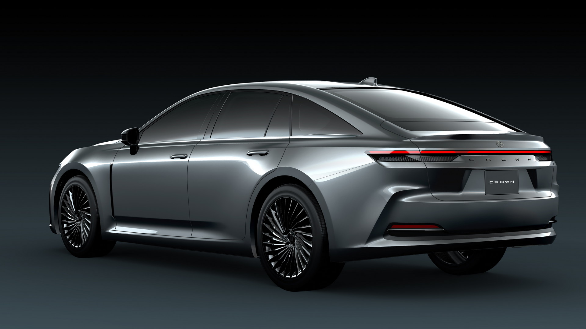 Download 2022 Toyota Crown Sedan Concept - Rear Three-Quarter HD Wallpaper 1920x1080 #3
