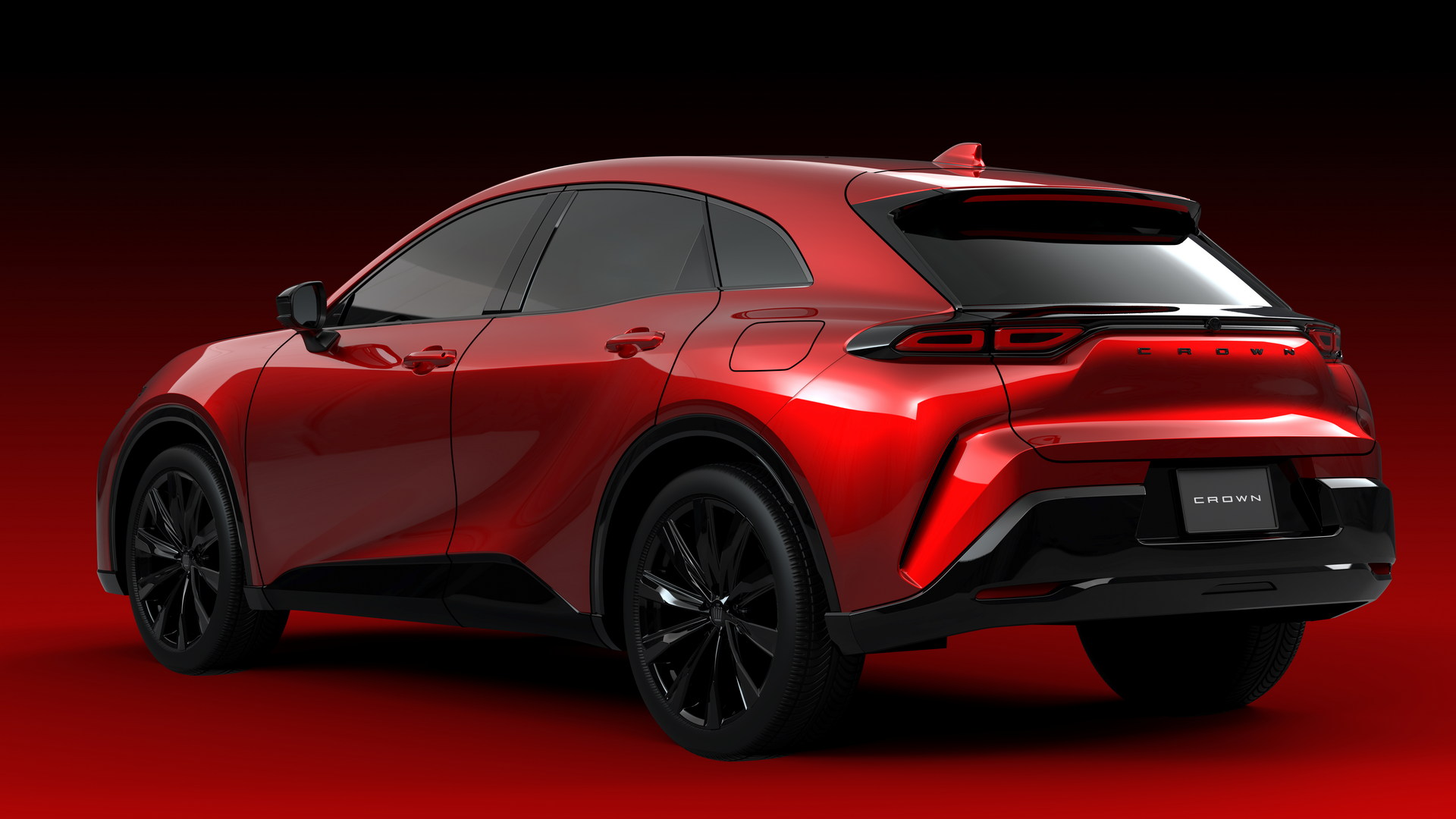 Download 2022 Toyota Crown Sport Concept - Rear Three-Quarter HD Wallpaper 1920x1080 #2