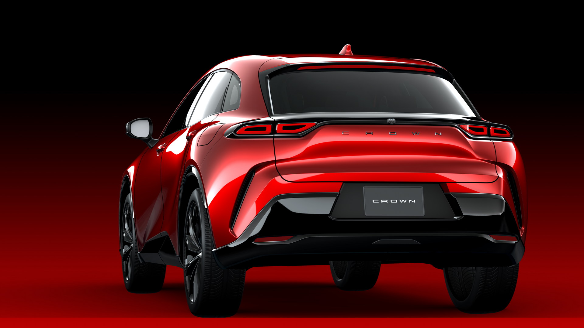 Download 2022 Toyota Crown Sport Concept - Rear HD Wallpaper 1920x1080 #3