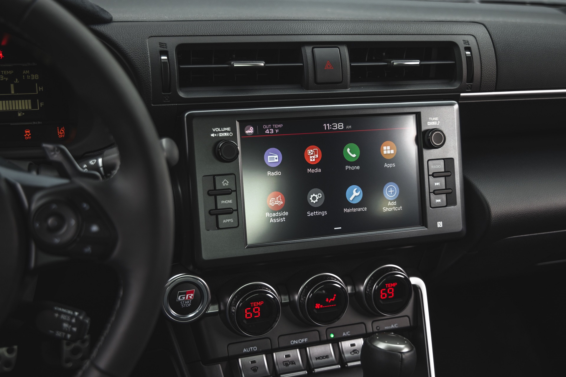 Download 2022 Toyota GR86 Premium Automatic - Central Console HD Wallpaper 1920x1280 #27