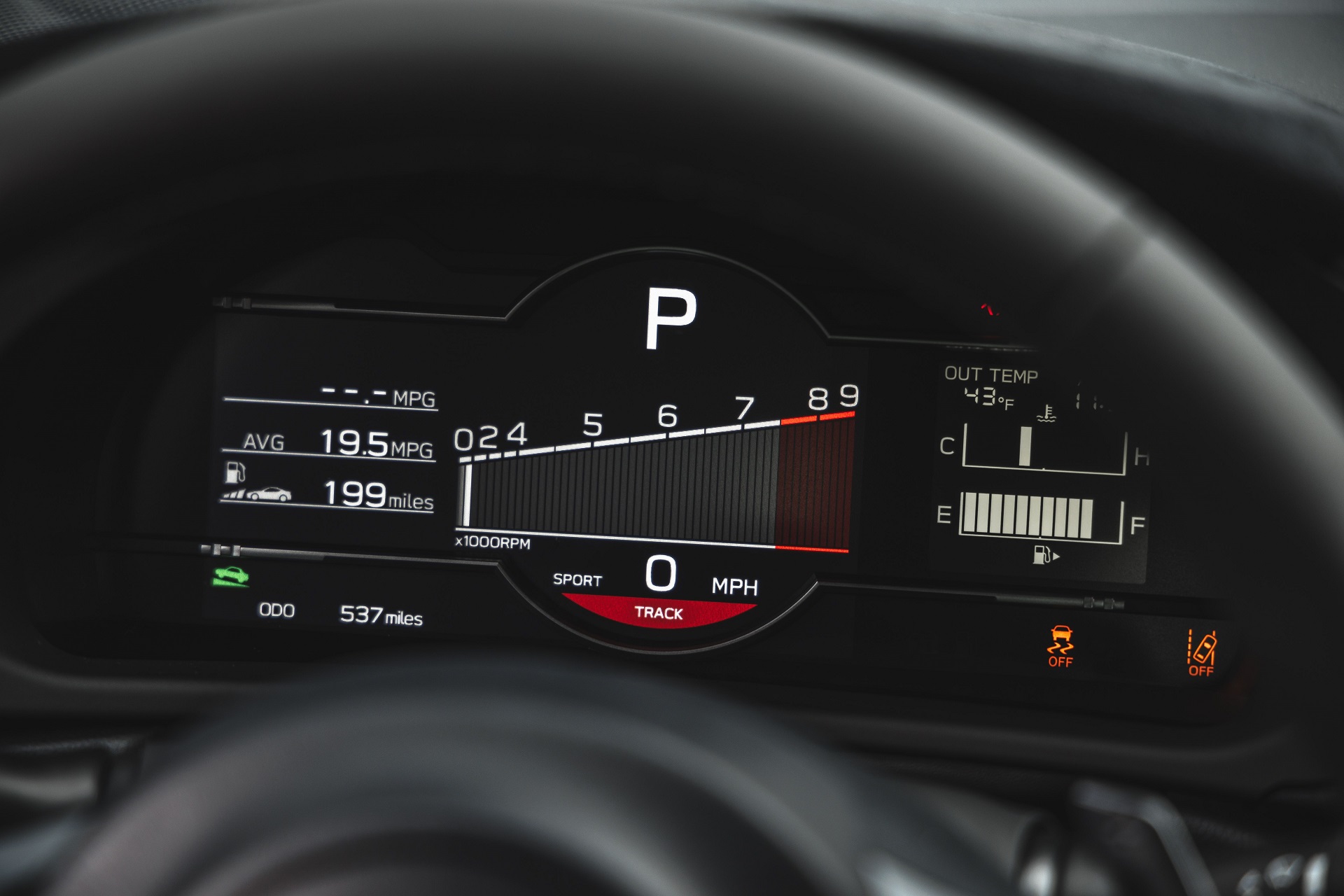 Download 2022 Toyota GR86 Premium Automatic - Digital Instrument Cluster HD Wallpaper 1920x1280 #26