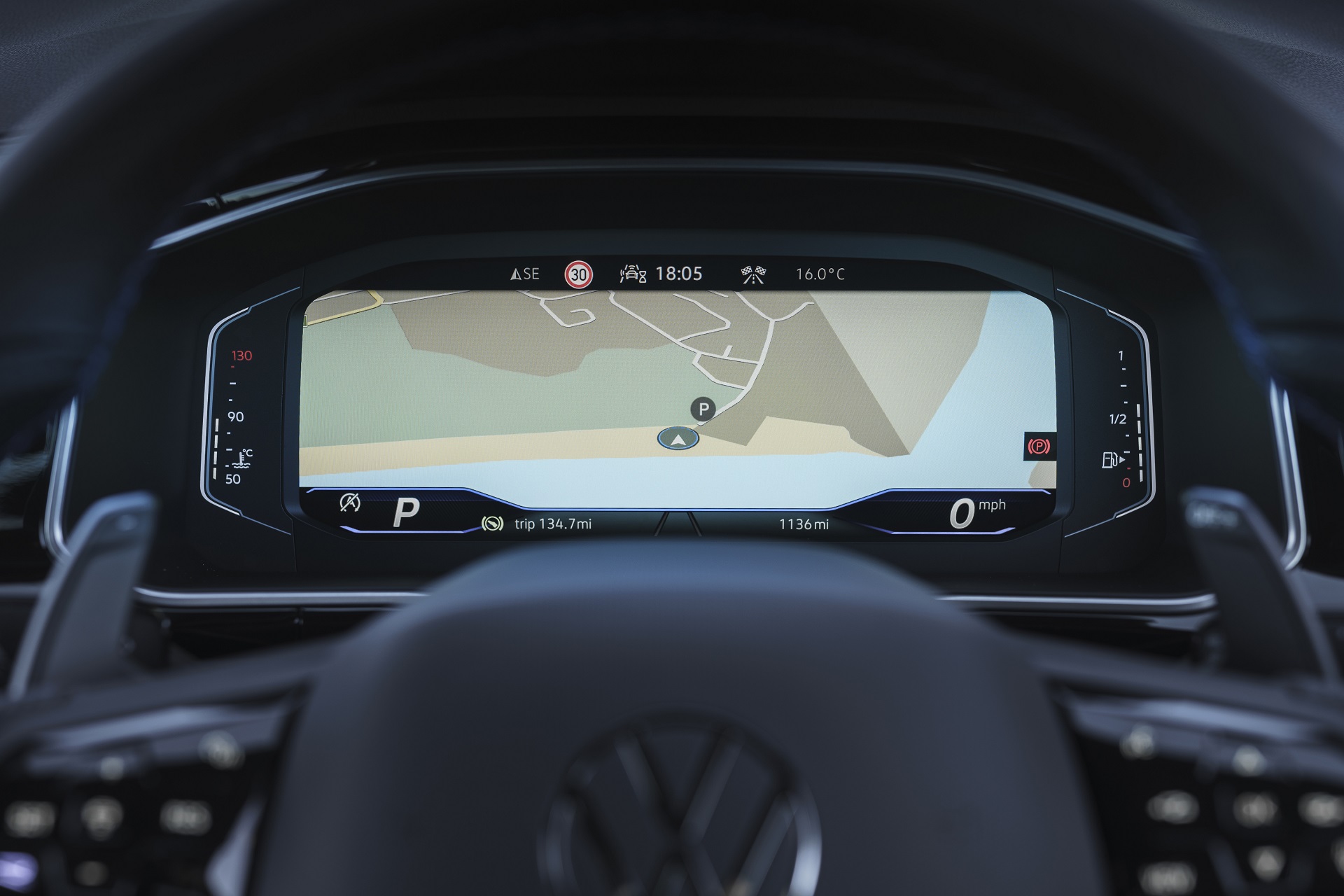 Download 2022 Volkswagen T-Roc R - UK version - Digital Instrument Cluster HD Wallpaper 1920x1280 #36