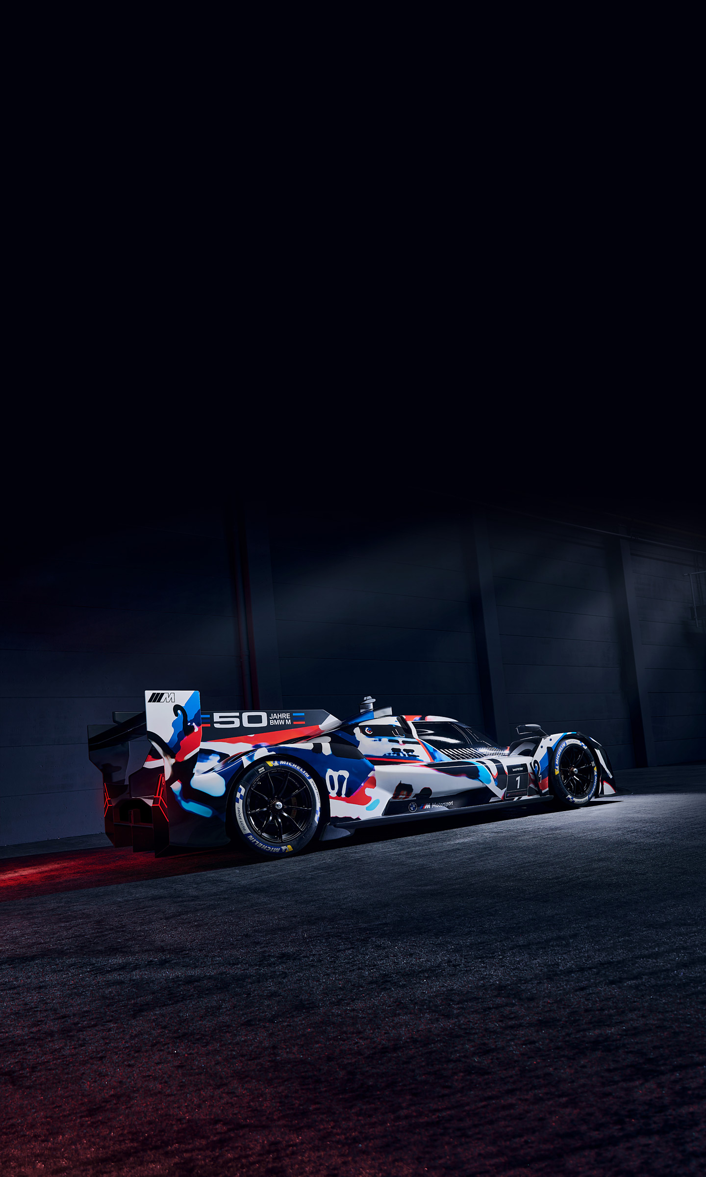 Download 2023 BMW M Hybrid V8 - Rear Three-Quarter HD Phone Wallpaper 1440x2400 #8