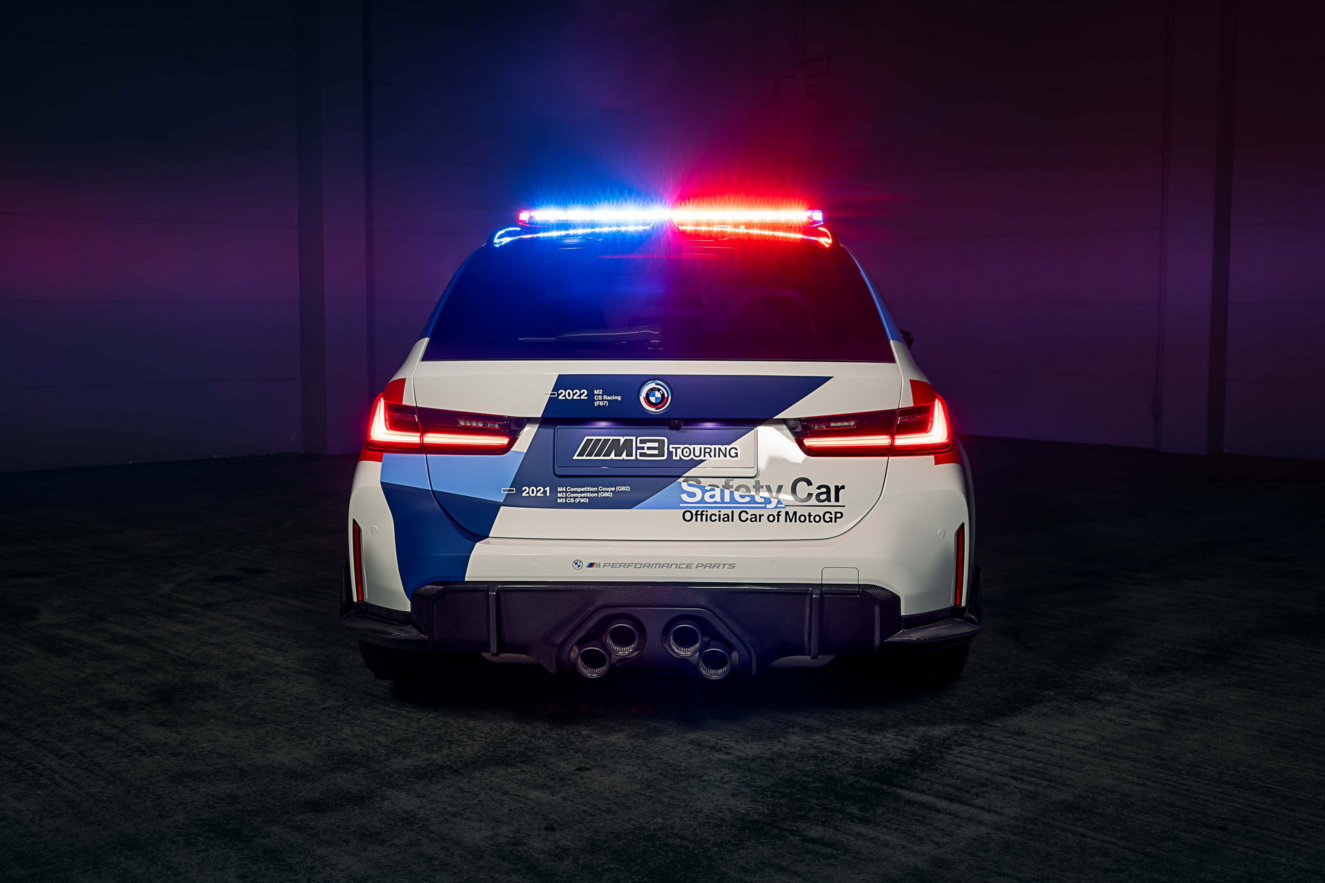 Download 2023 BMW M3 Touring MotoGP Safety Car - Rear HD Wallpaper 1920x1280 #5