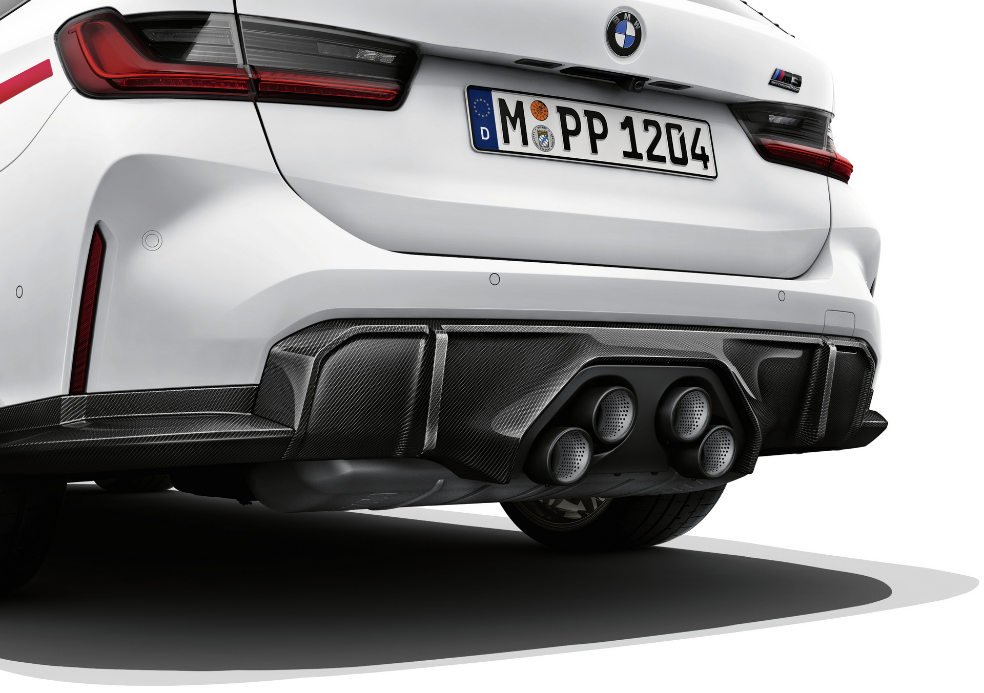 Download 2023 BMW M3 Touring with M Performance Parts - Diffuser HD Wallpaper 1920x1353 #30