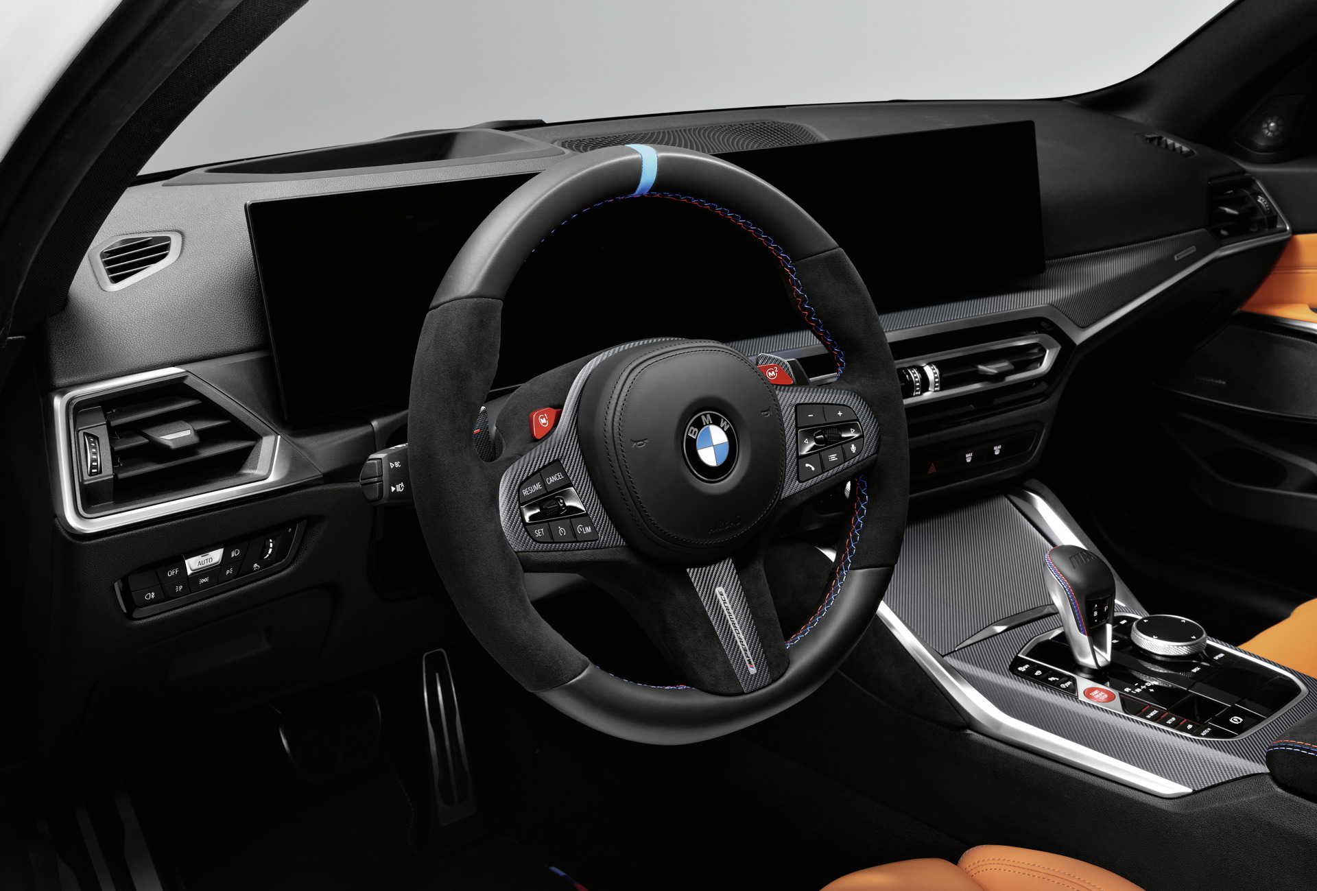Download 2023 BMW M3 Touring with M Performance Parts - Interior, Steering Wheel HD Wallpaper 1920x1299 #31