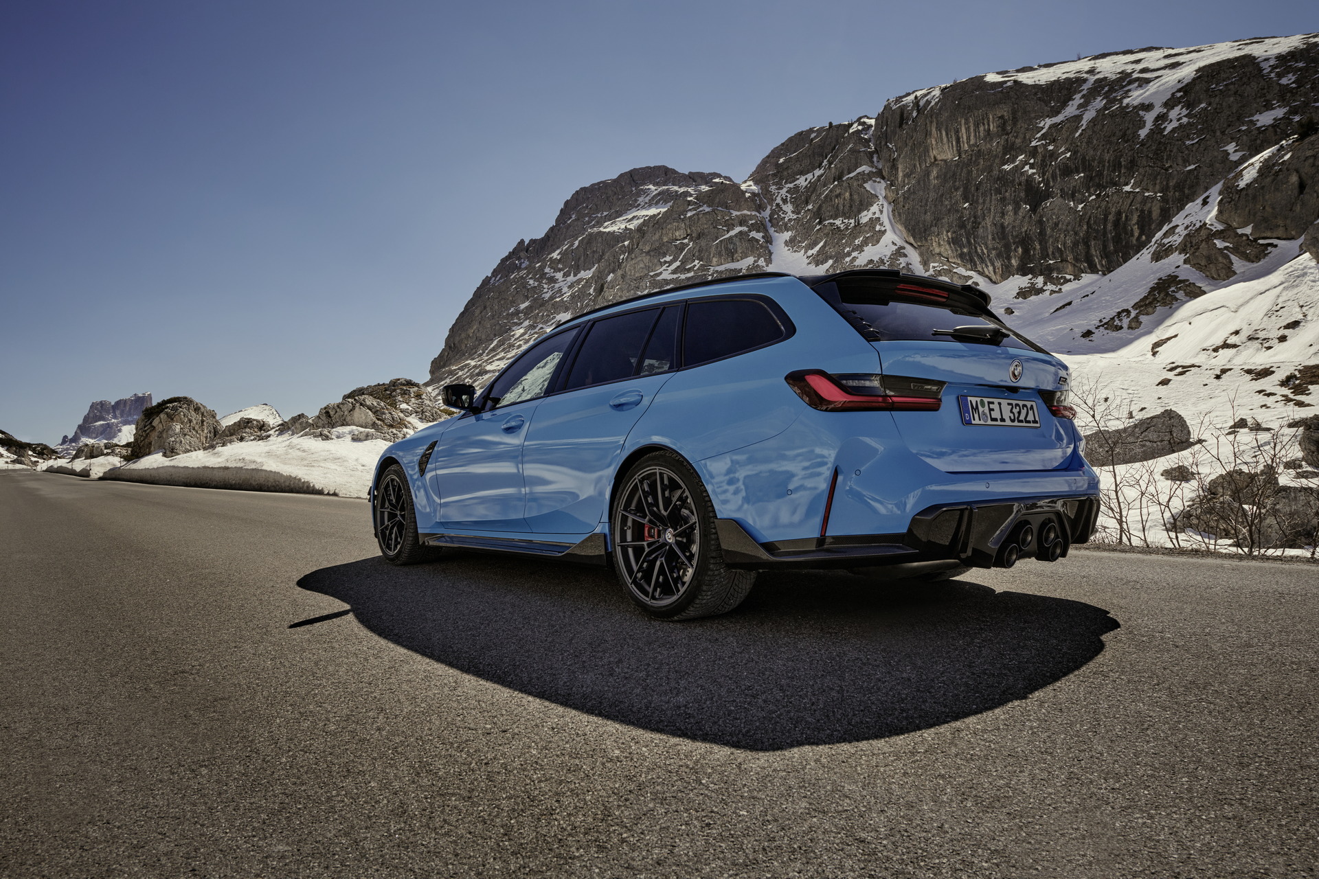 Download 2023 BMW M3 Touring with M Performance Parts - Rear Three-Quarter HD Wallpaper 1920x1280 #3
