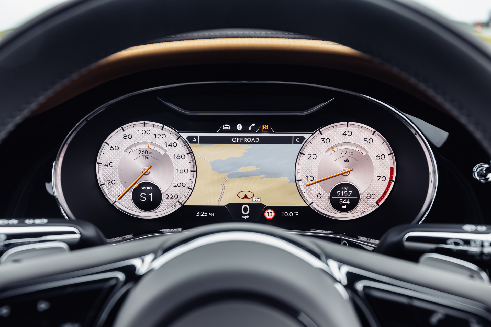 Download 2023 Bentley Continental GT Mulliner - Digital Instrument Cluster HD Wallpaper 1920x1281 #9