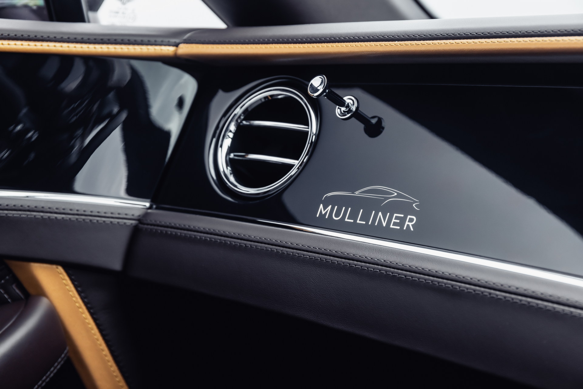 Download 2023 Bentley Continental GT Mulliner - Interior, Detail HD Wallpaper 1920x1281 #12