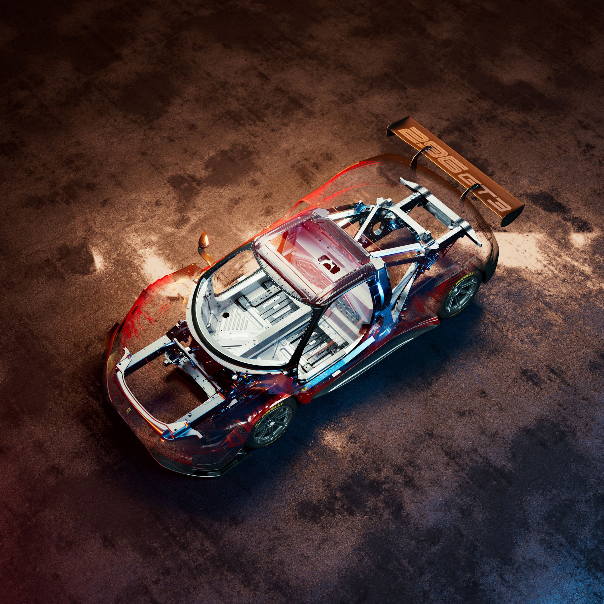 Download 2023 Ferrari 296 GT3 - Frame HD Wallpaper 1920x1920 #13