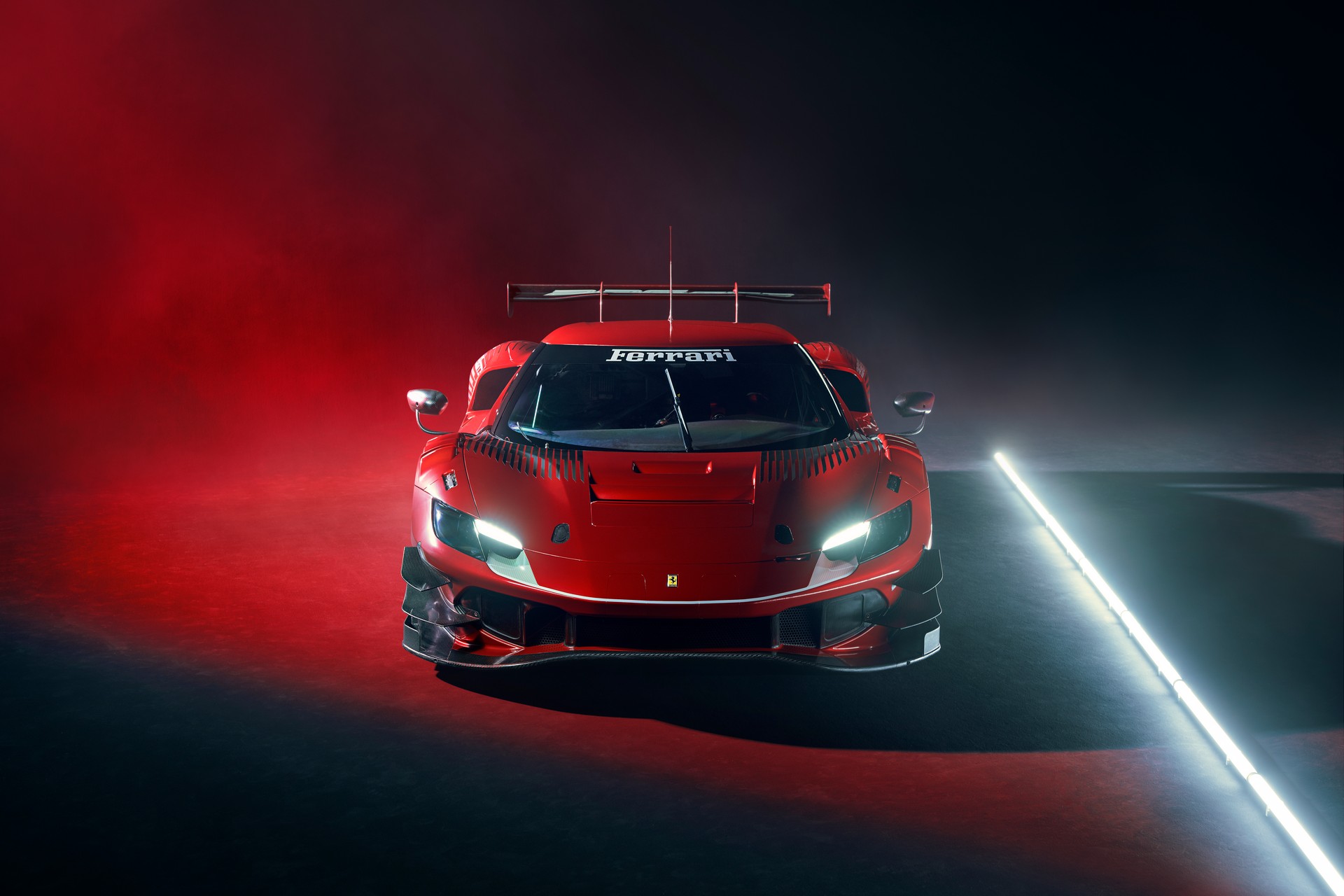 Download 2023 Ferrari 296 GT3 - Front HD Wallpaper 1920x1280 #3